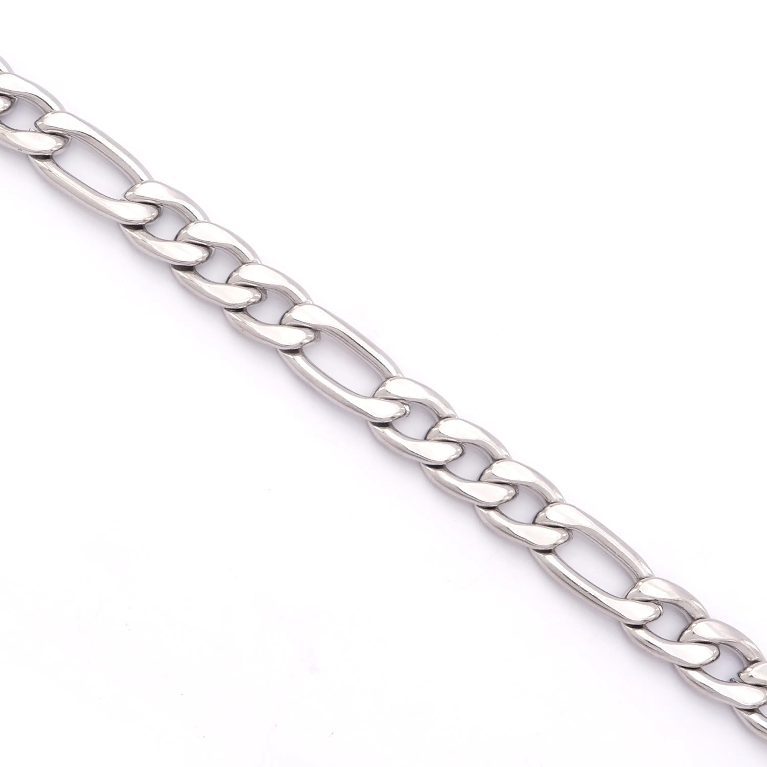 316L Çelik Figaro Erkek Zincir Bileklik EBLK-213