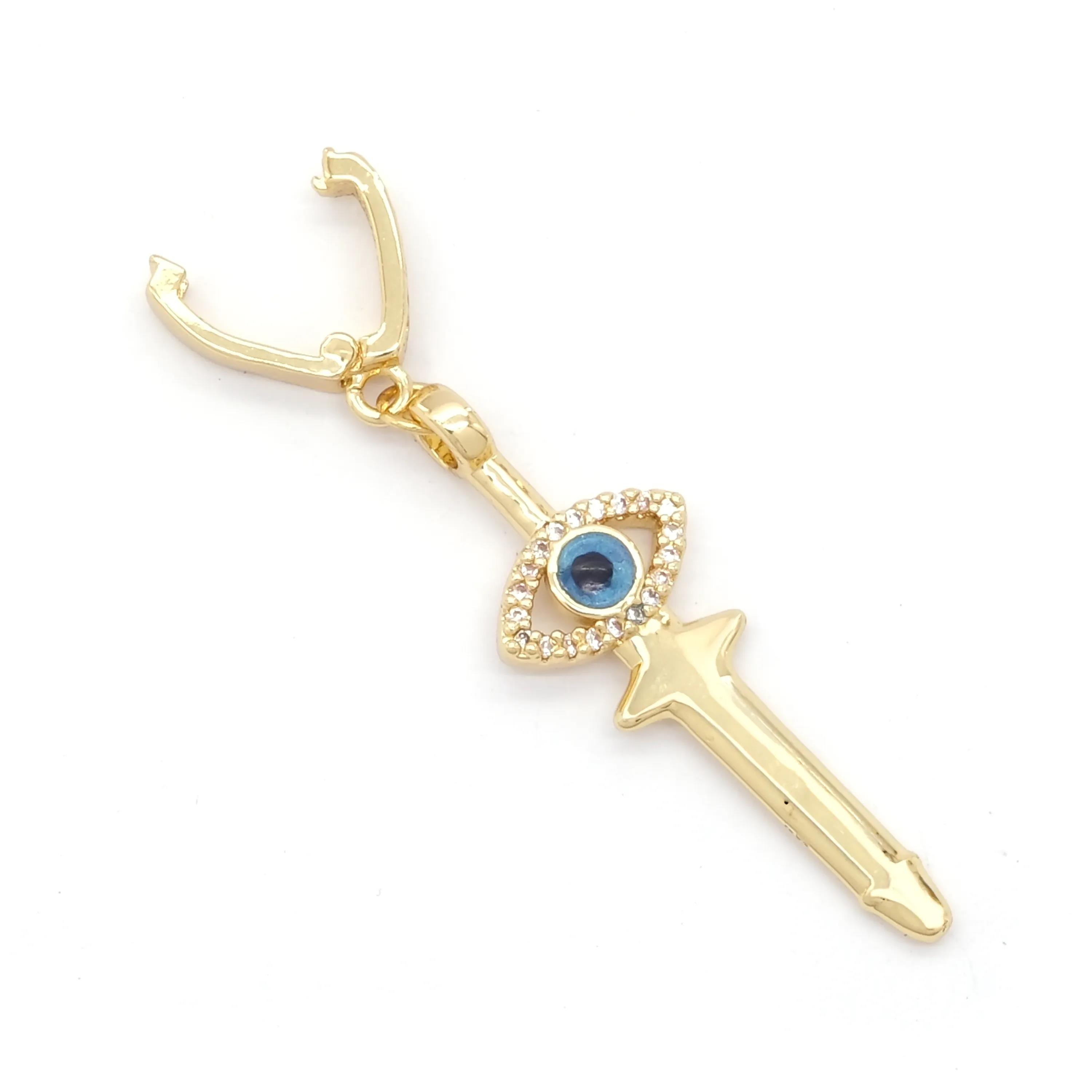 Ajda Charm Çelik Altın Kaplama Kadın Göz Model-CHR-119