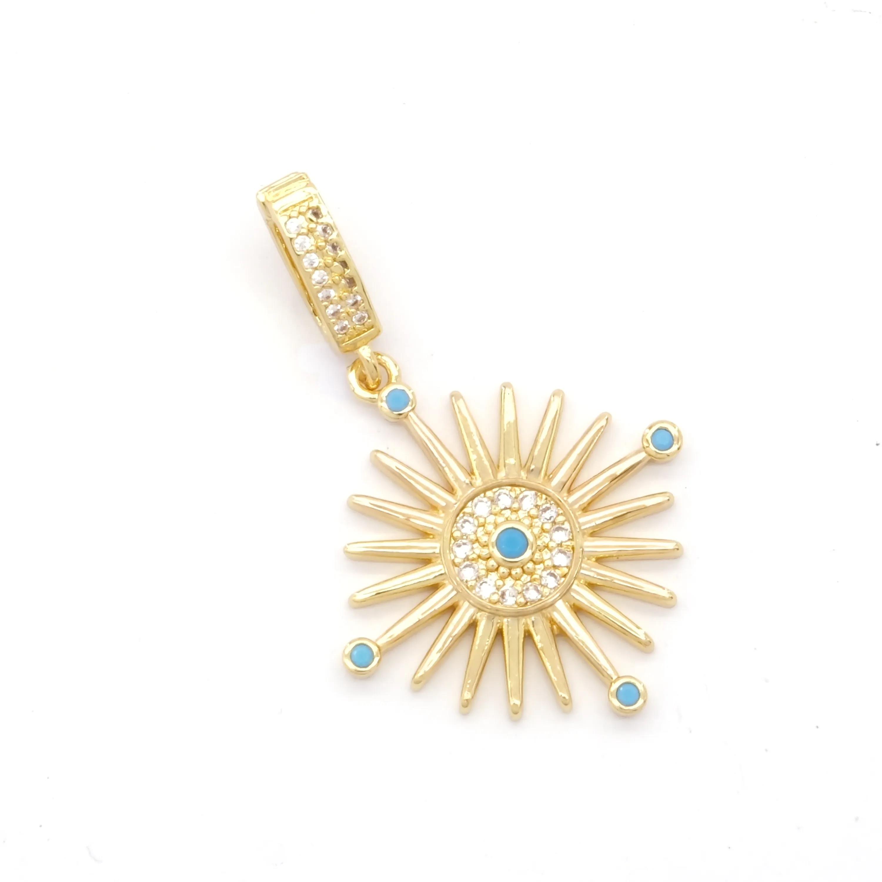 Ajda Charm Çelik Altın Kaplama Kadın Güneş Model-CHR-117