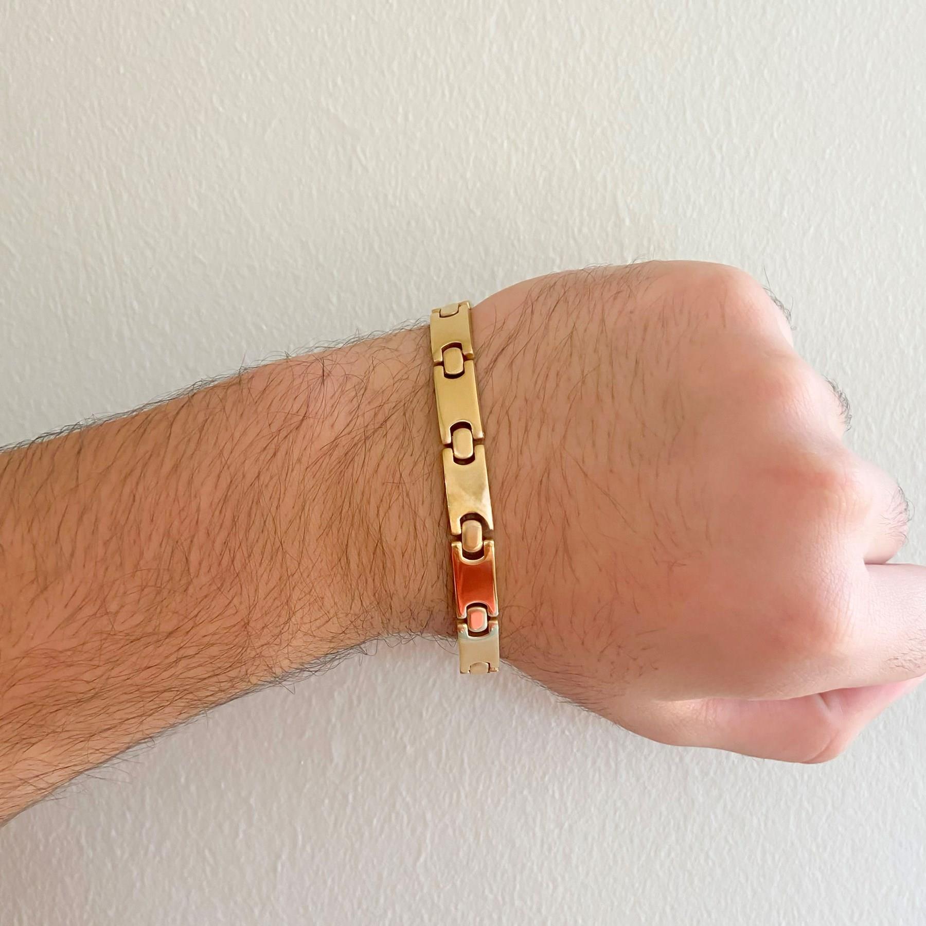 Altın Kaplama Erkek Bileklik EBLK-346