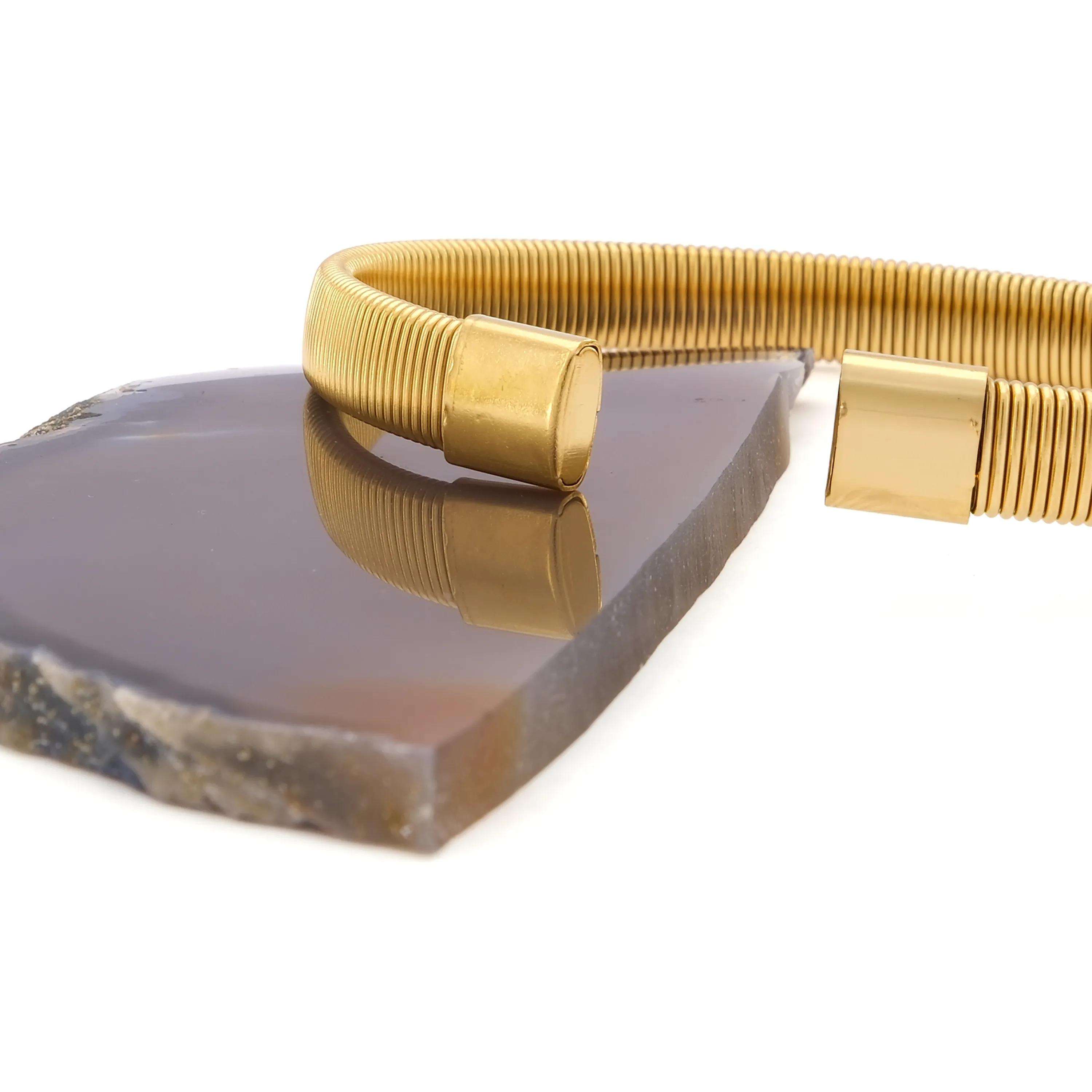 Altın Kaplama Erkek Kelepçe Bileklik EBLK-416