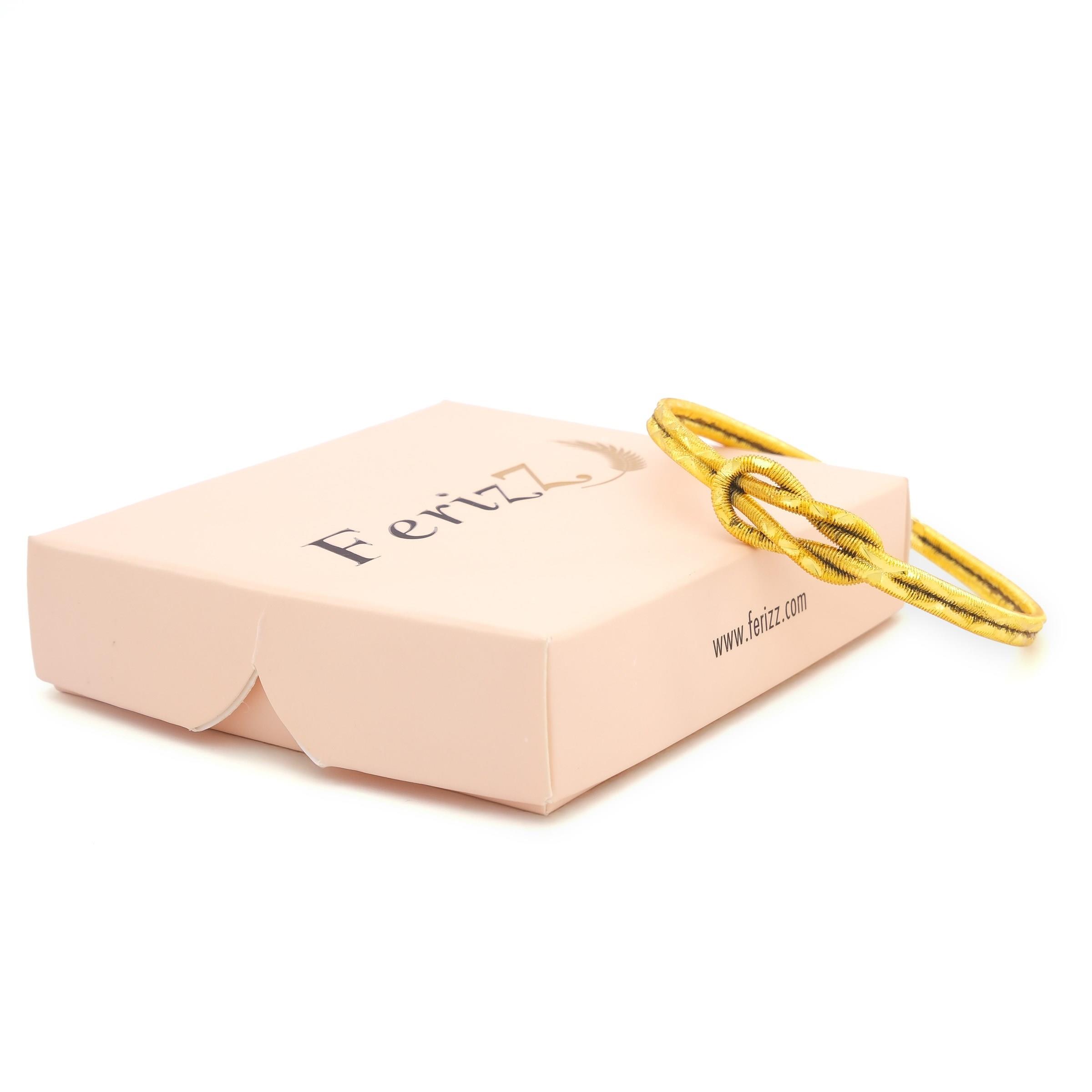 Altın Kaplama İmitasyon Aşk Düğümü Ajda Bilezik BLZ-3119