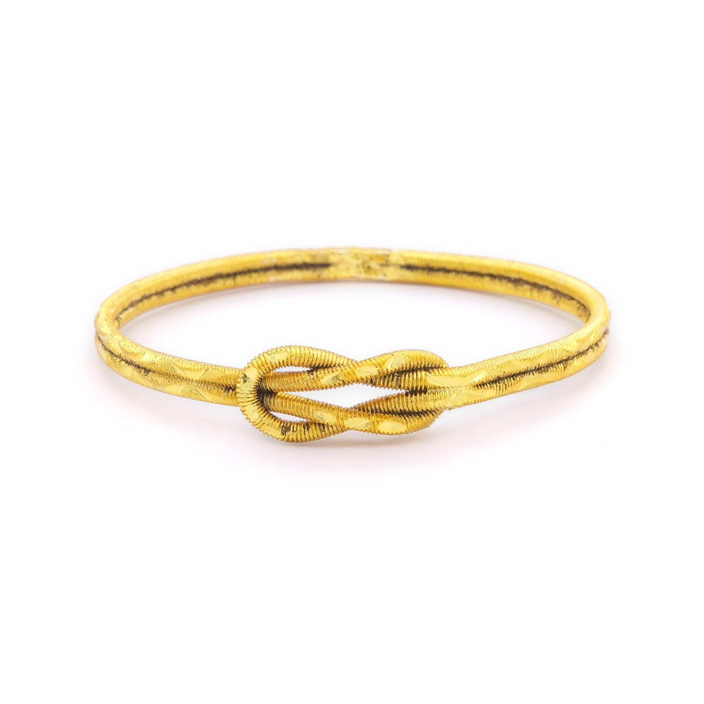 Altın Kaplama İmitasyon Aşk Düğümü Ajda Bilezik BLZ-3119