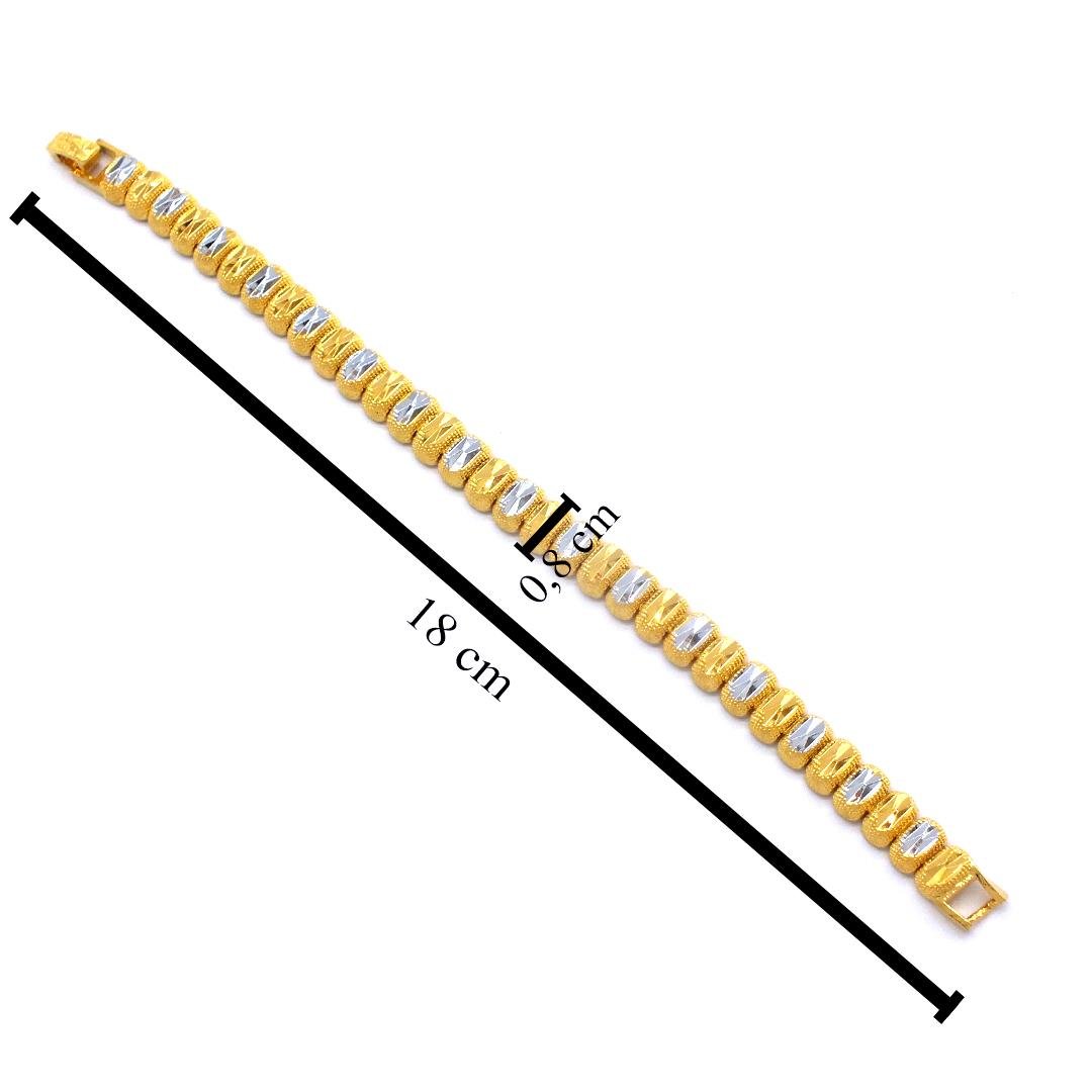 Altın Kaplama Lazer Kesim Kadın Bileklik BLK-1014