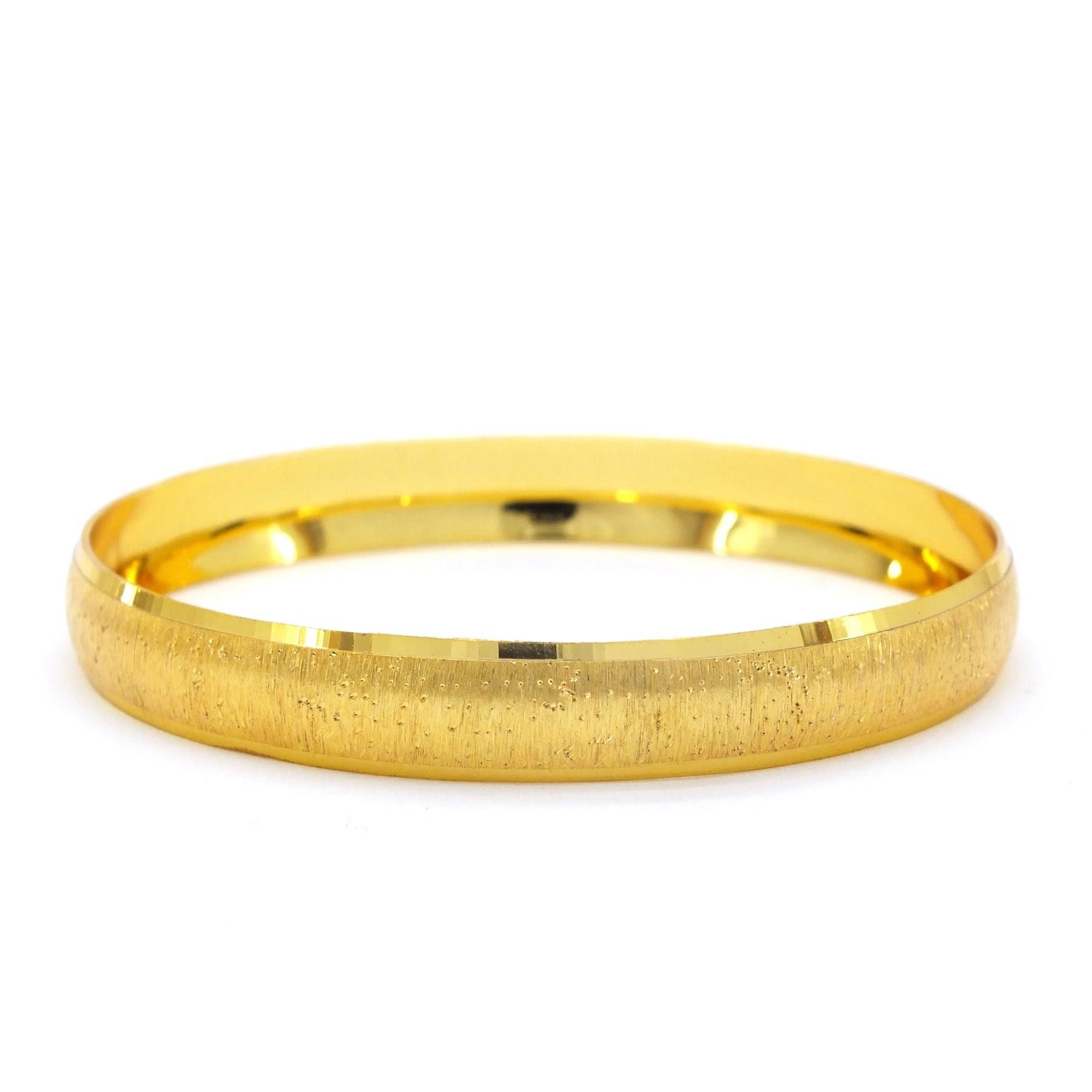 Altın Kaplama Melisa Model Bilezik 1 cm BLZ-3033