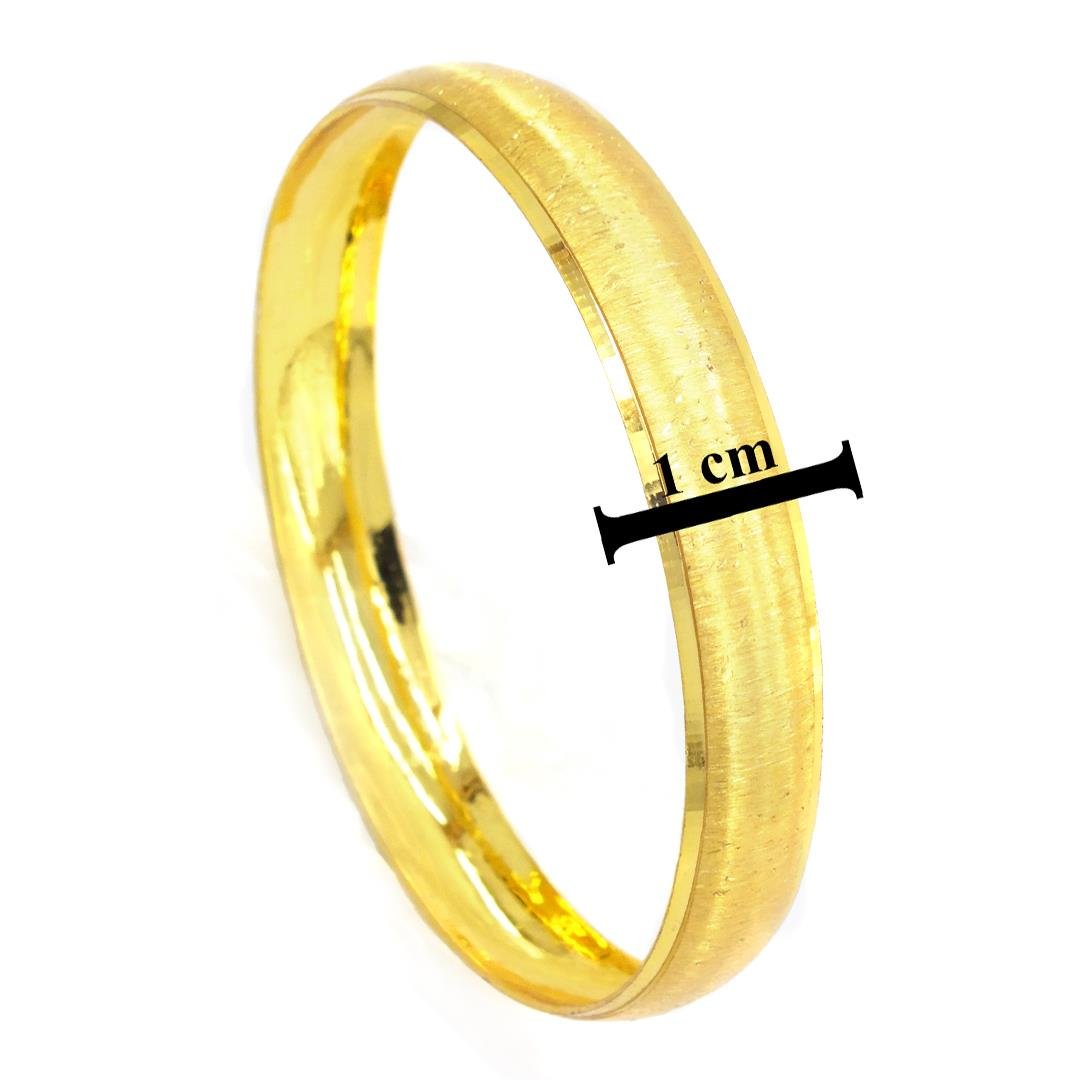 Altın Kaplama Melisa Model Bilezik 1 cm BLZ-3033