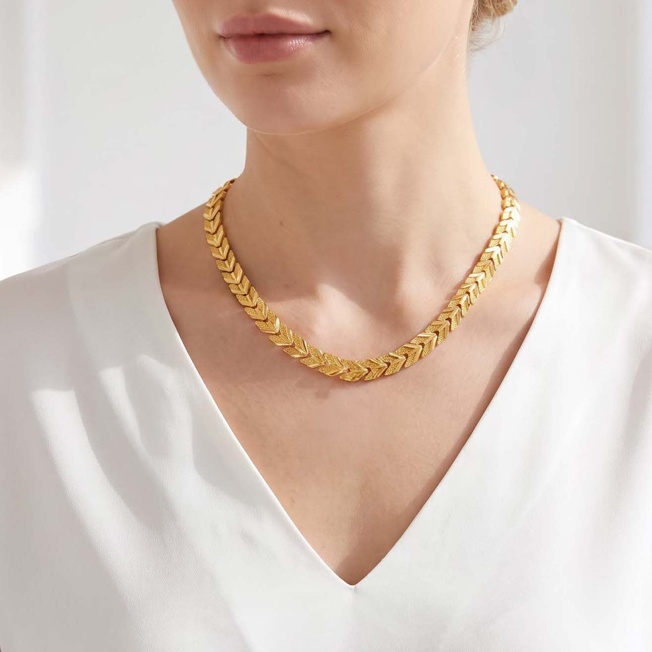 Altın Kaplama Set Kalemli Başak Model SET-173