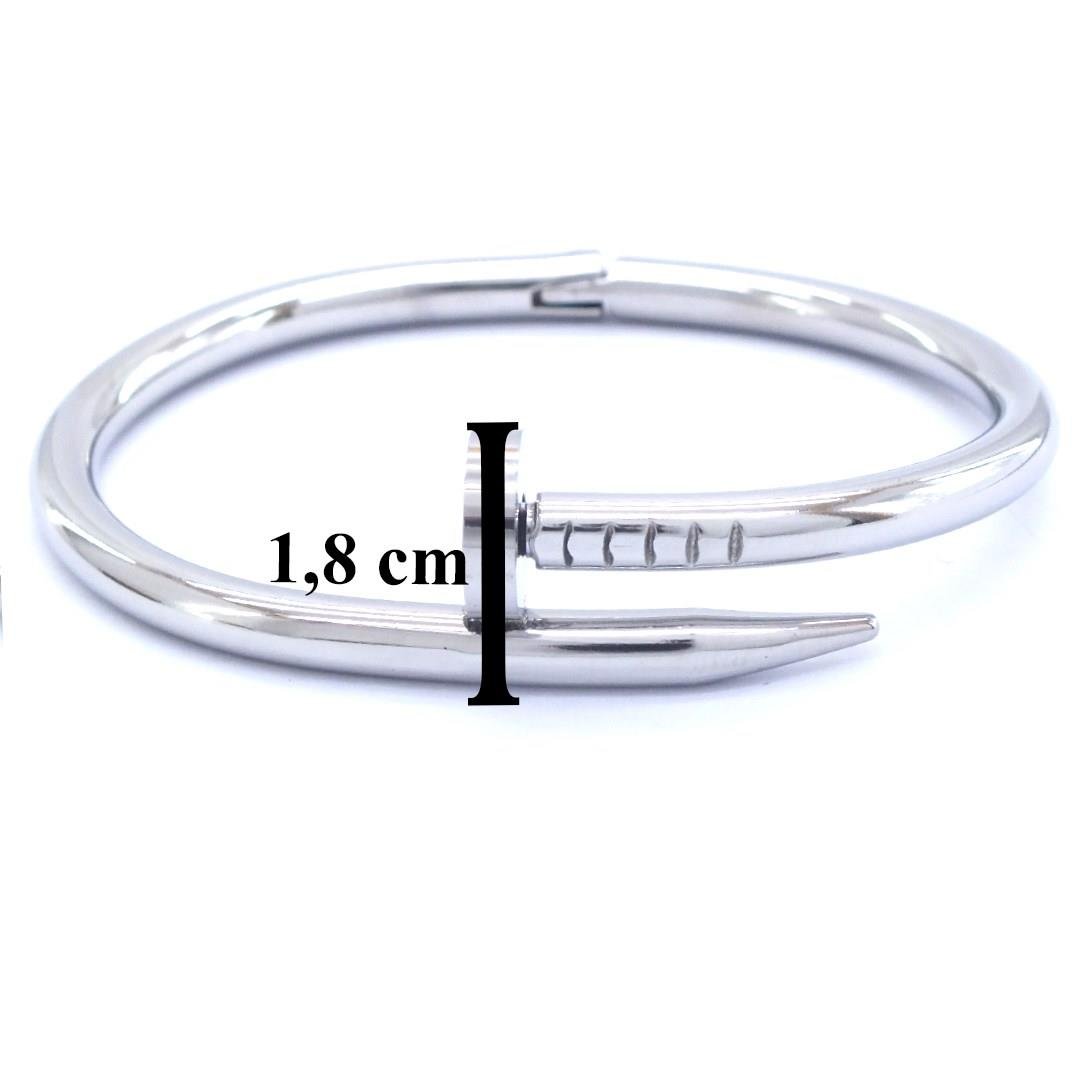 Çelik Kelepçe Bileklik Çivi Model Unisex BLZ-376