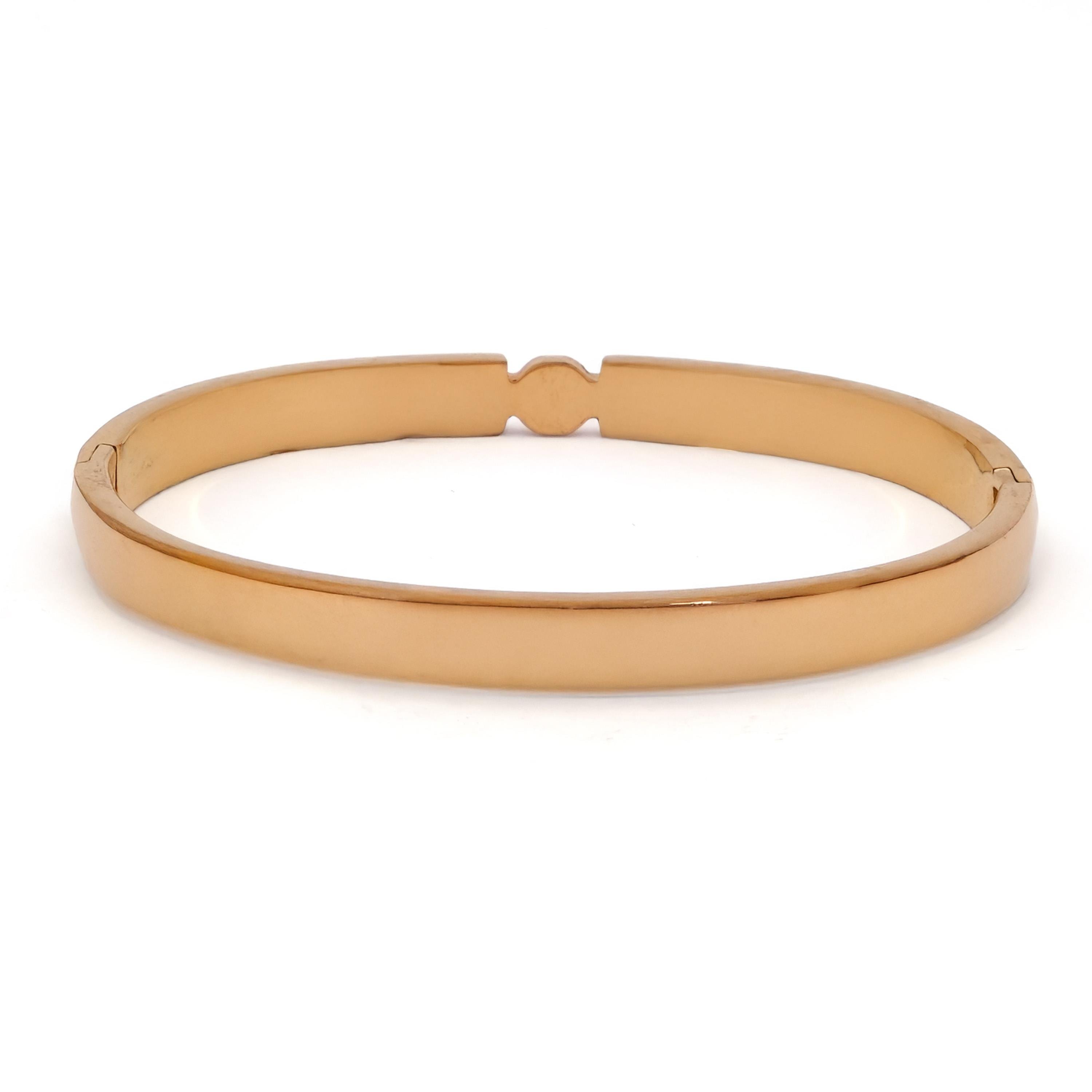 Çelik Kelepçe Bileklik Rose Tektaş Model BLZ-462