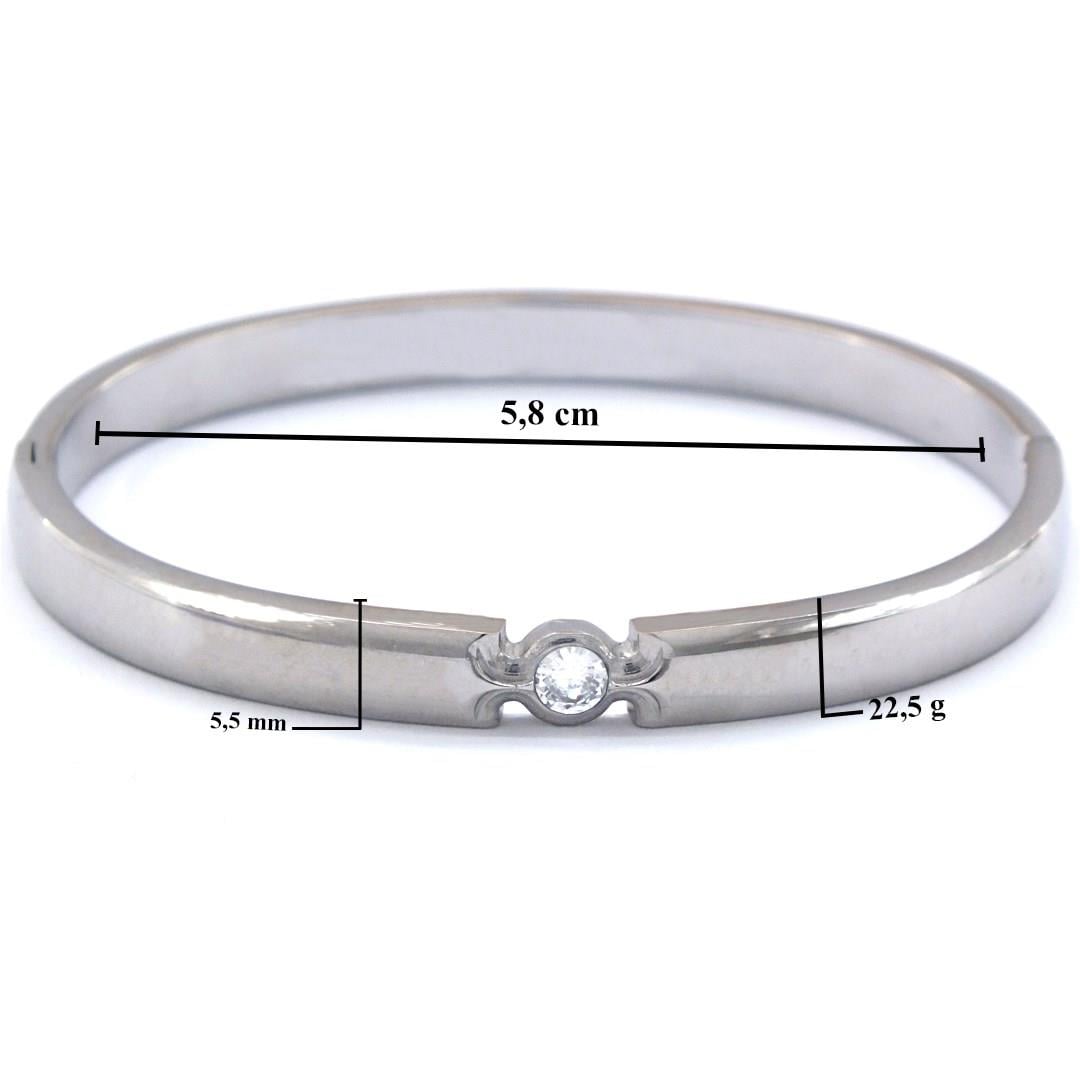 Çelik Kelepçe Bileklik Tektaş Model BLZ-460