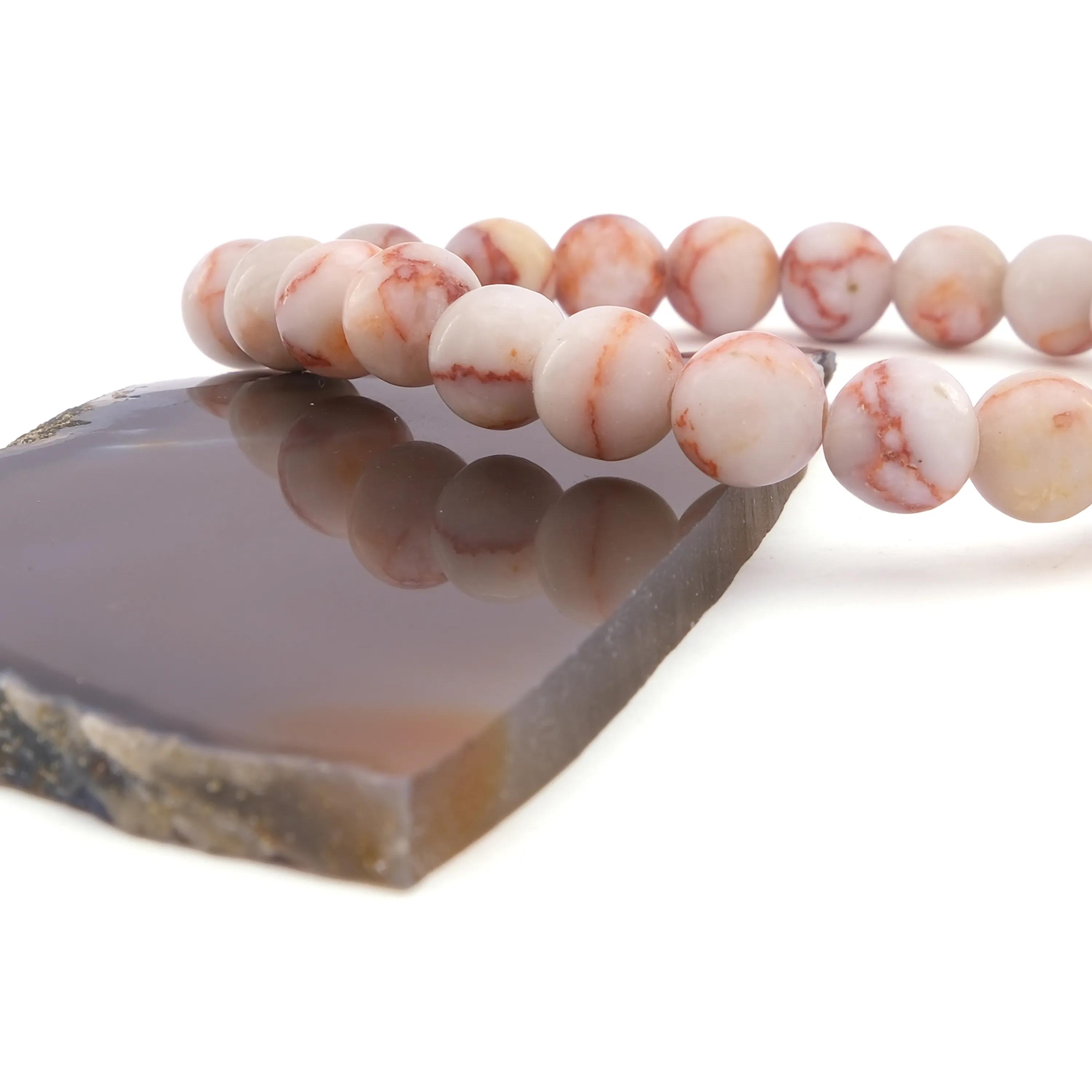 Damarlı Akik Doğal Taş Erkek Bileklik EBLK-473