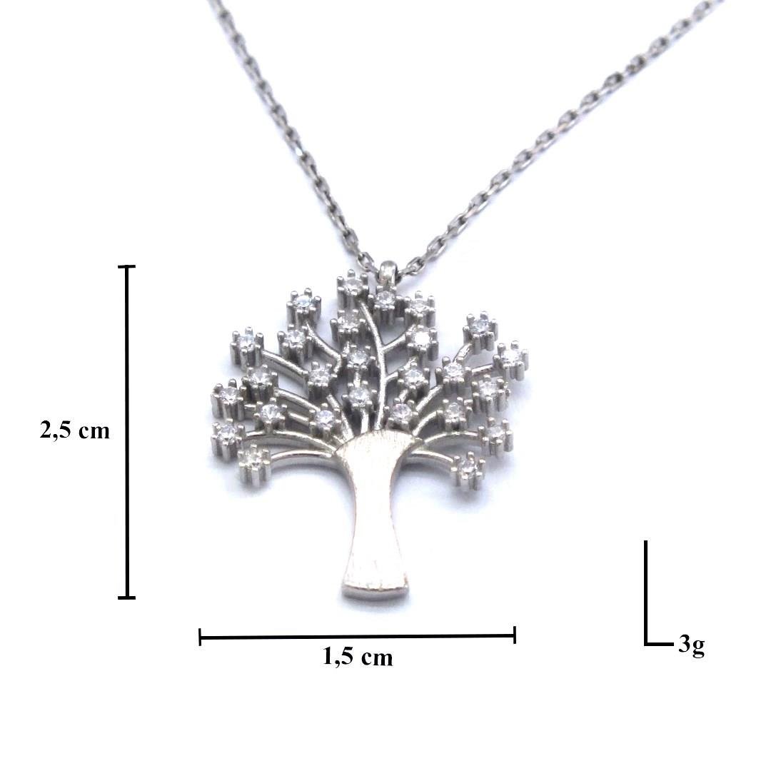 Hayat Ağacı Kadın Gümüş Kolye GK-200