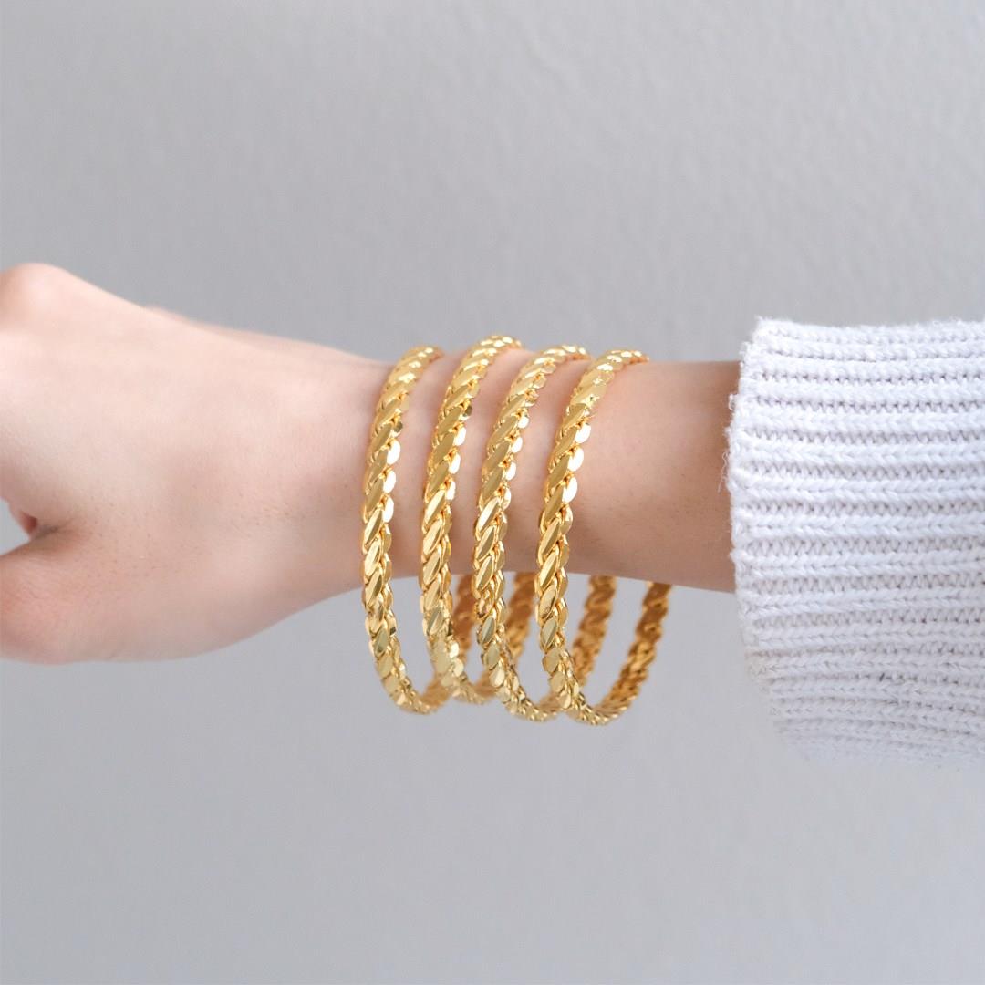 İmitasyon Adana Burması 3'lü Model (İçi Düz) 5 mm - 4 Adet BSET-109