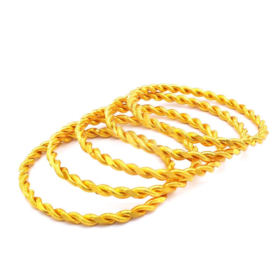 İmitasyon Burma Bilezik 2'li Model 6.5 mm - 5 Adet BSET-106