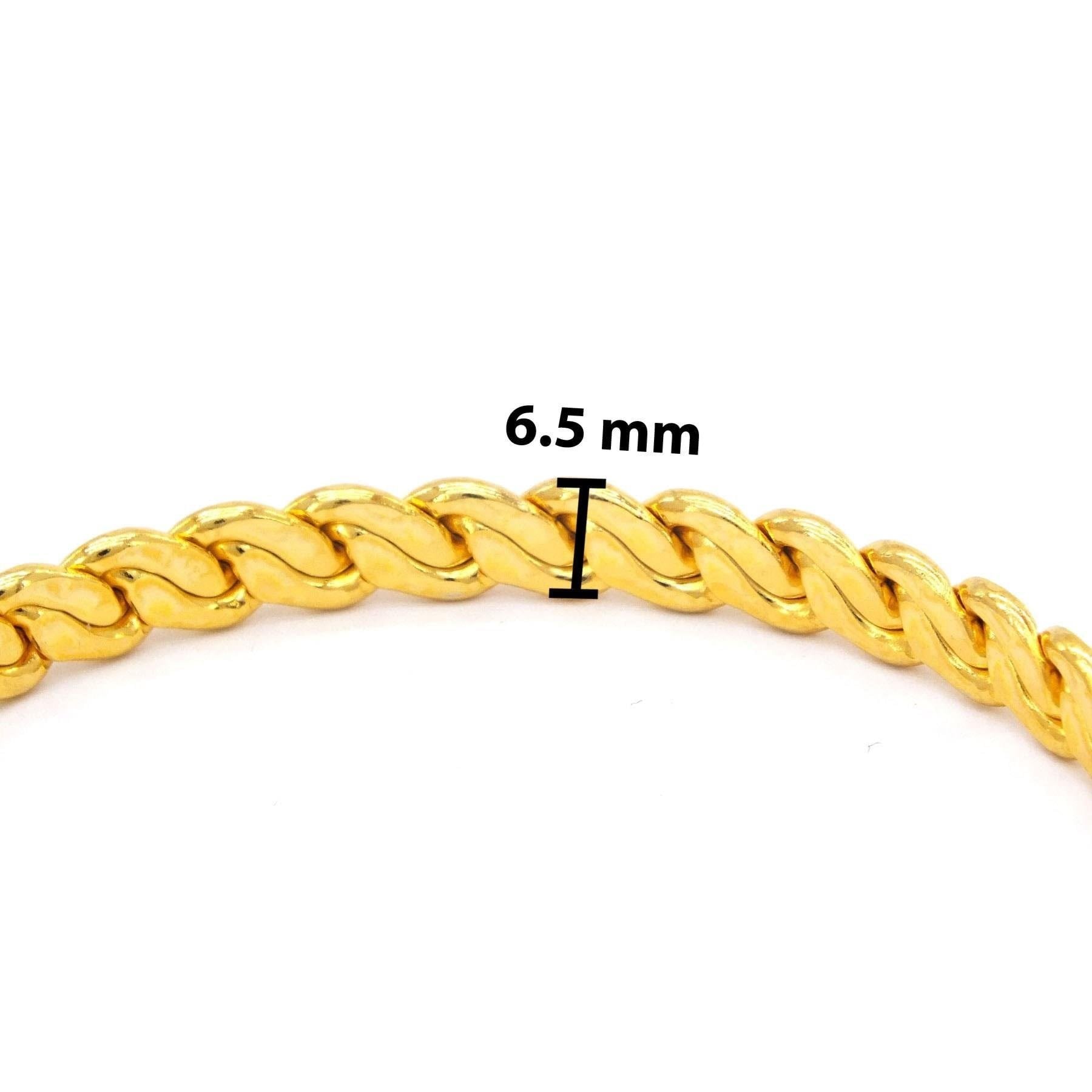 İmitasyon Burma Bilezik 3'lü Model (İçi Düz) 6.5 mm BLZ-3002