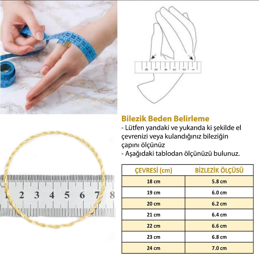 İmitasyon Burma Bilezik Başak Model 8 mm - 5 Adet BSET-102