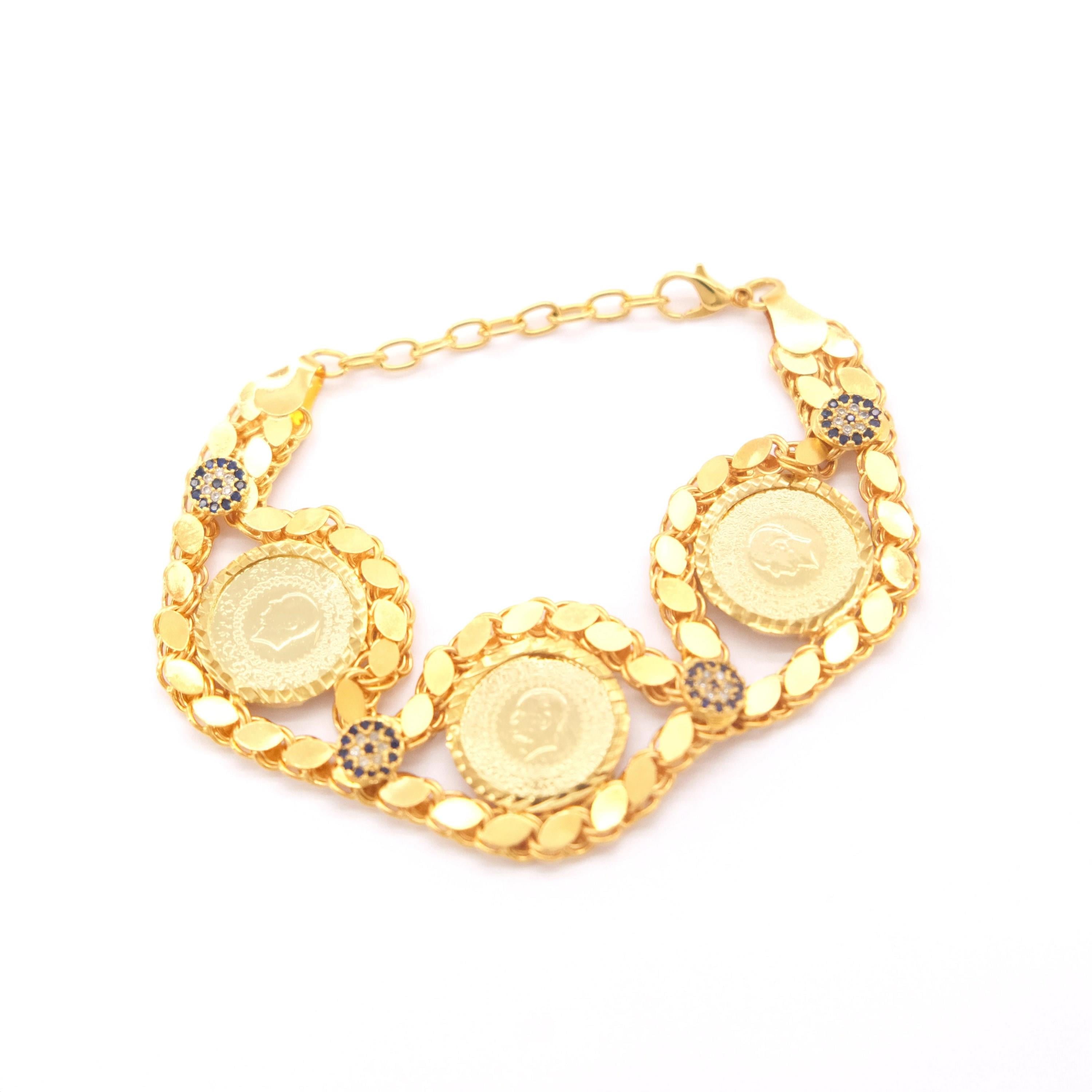 İmitasyon Çeyrekli Bileklik Arpa Çerçeve 3 Çeyrekli Model BLK-1046