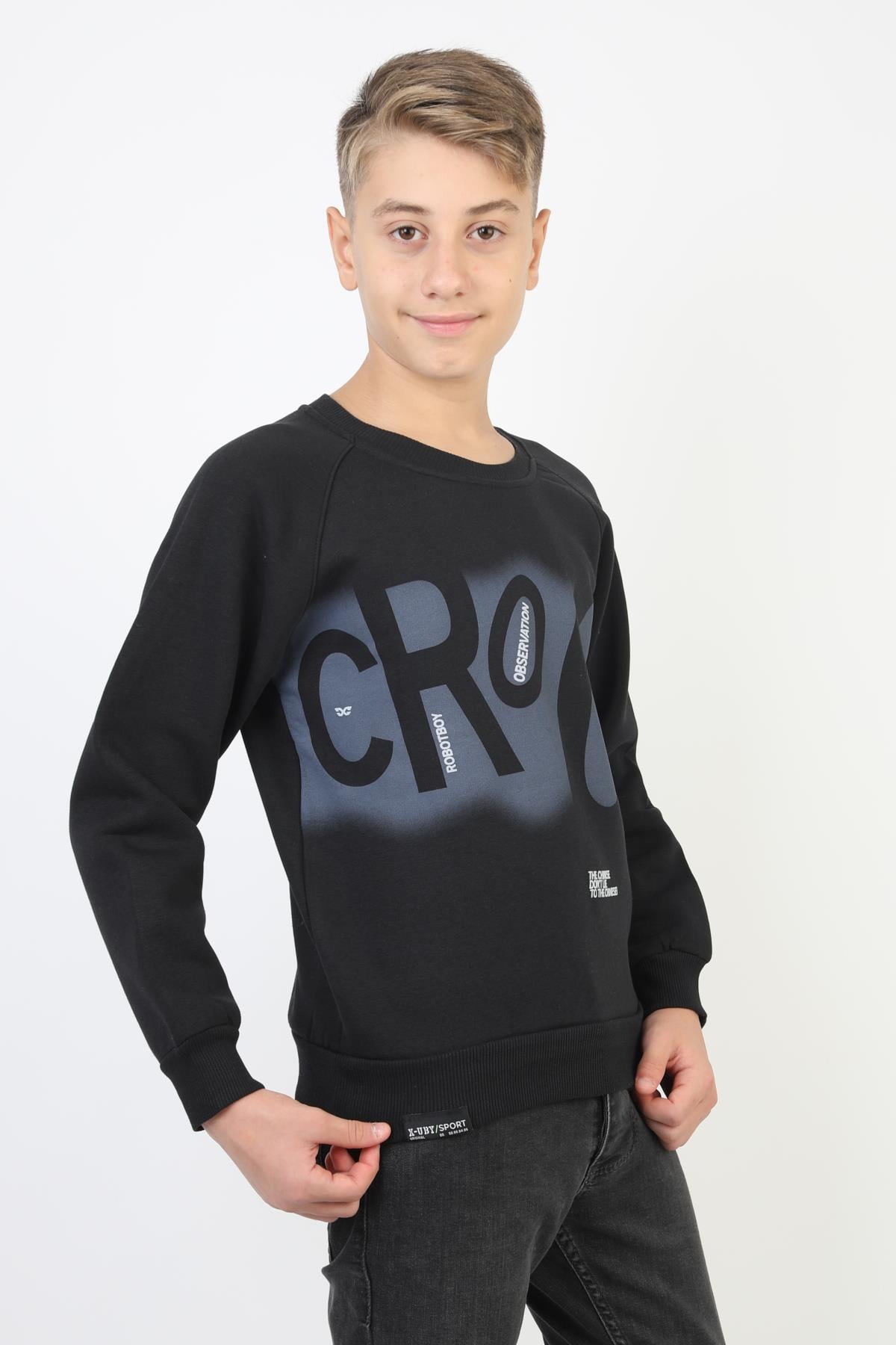 Baskılı Erkek Çocuk Sweatshirt