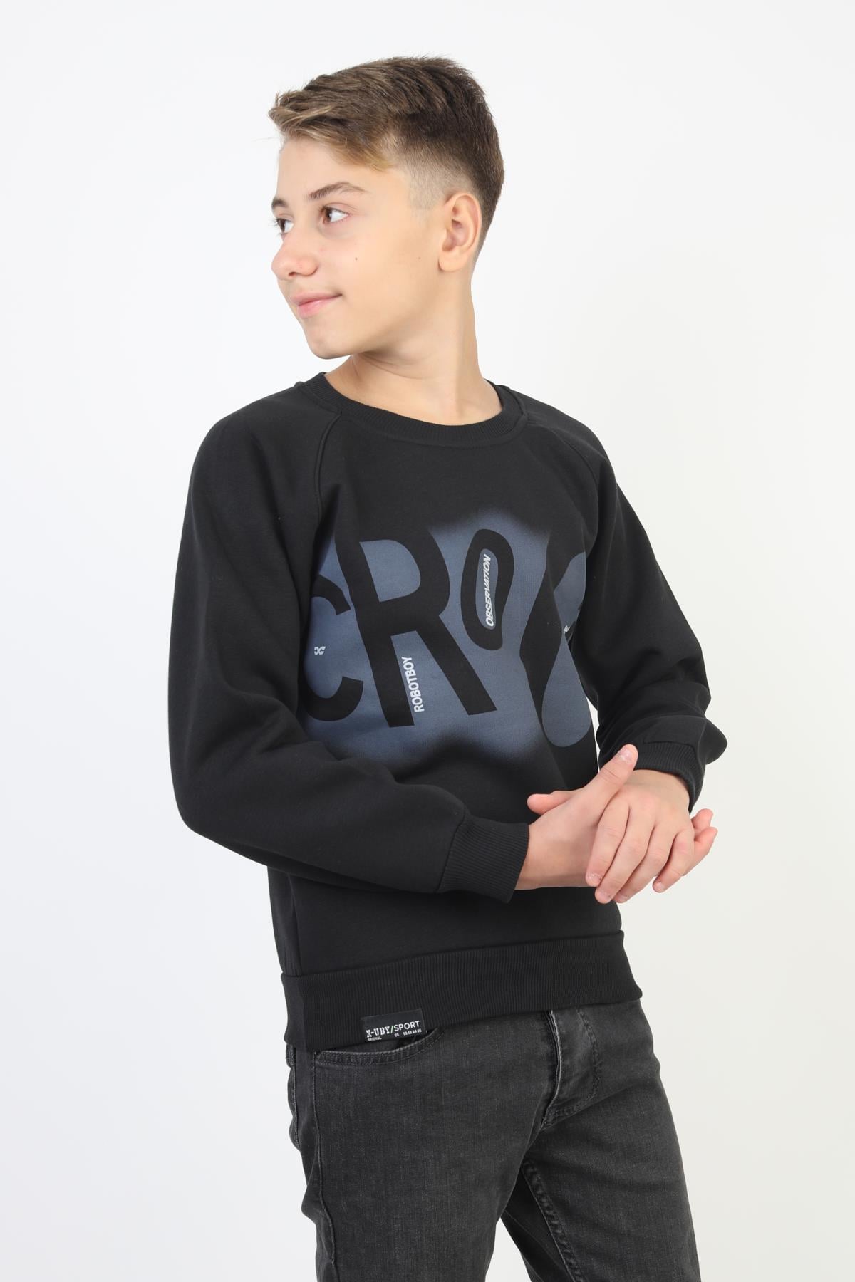 Baskılı Erkek Çocuk Sweatshirt
