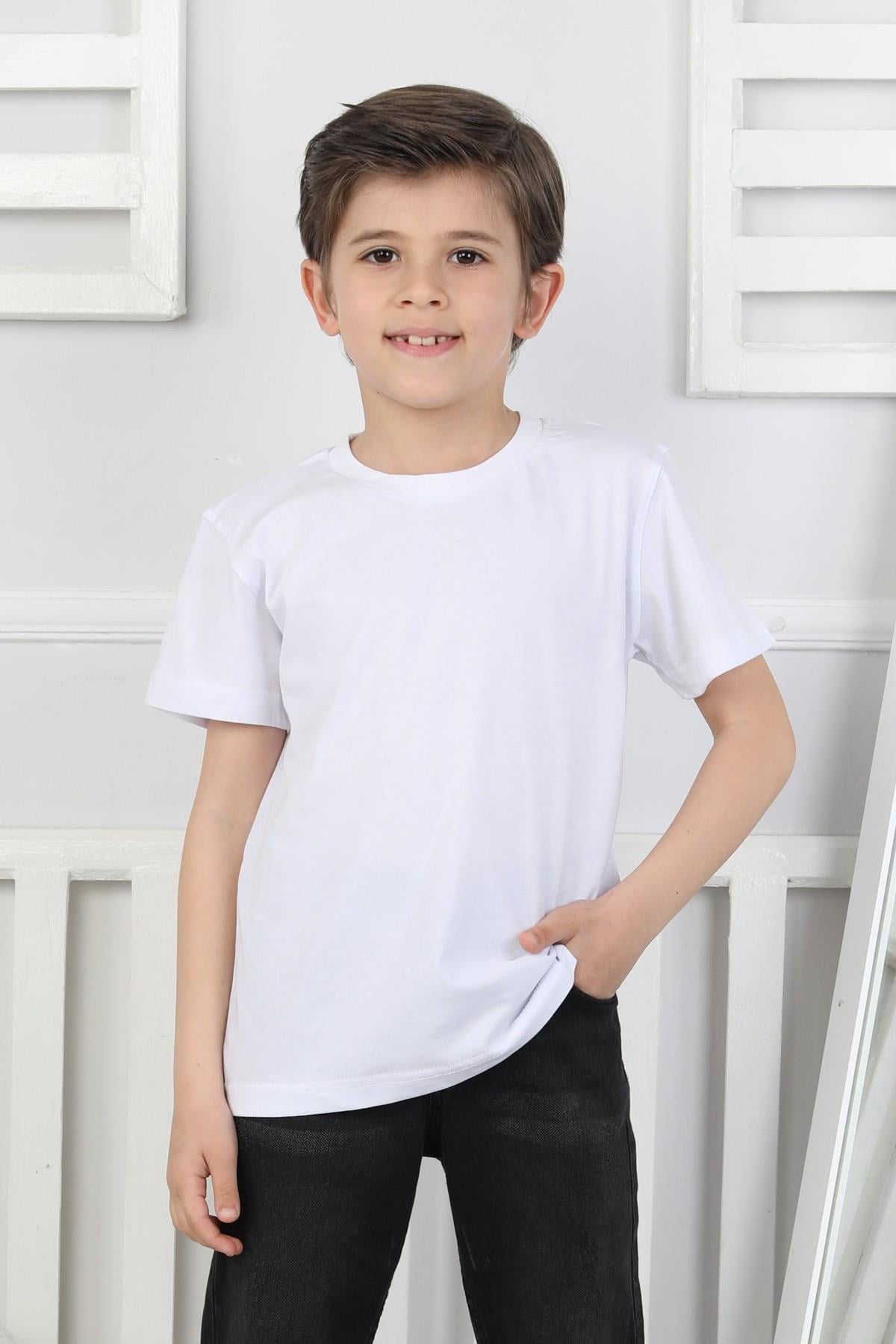 Düz Erkek Çocuk Tişört