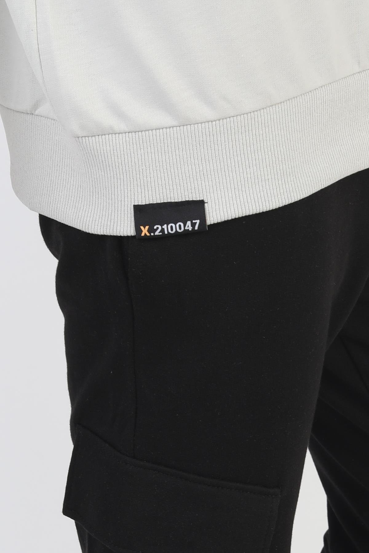 Mevsimlik Respect Baskılı 2 İplik %100 Pamuk 2 İplik Uzun Kollu Erkek Çocuk Sweatshirt