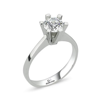 Swarovski Taşlı Gümüş  Yüzük