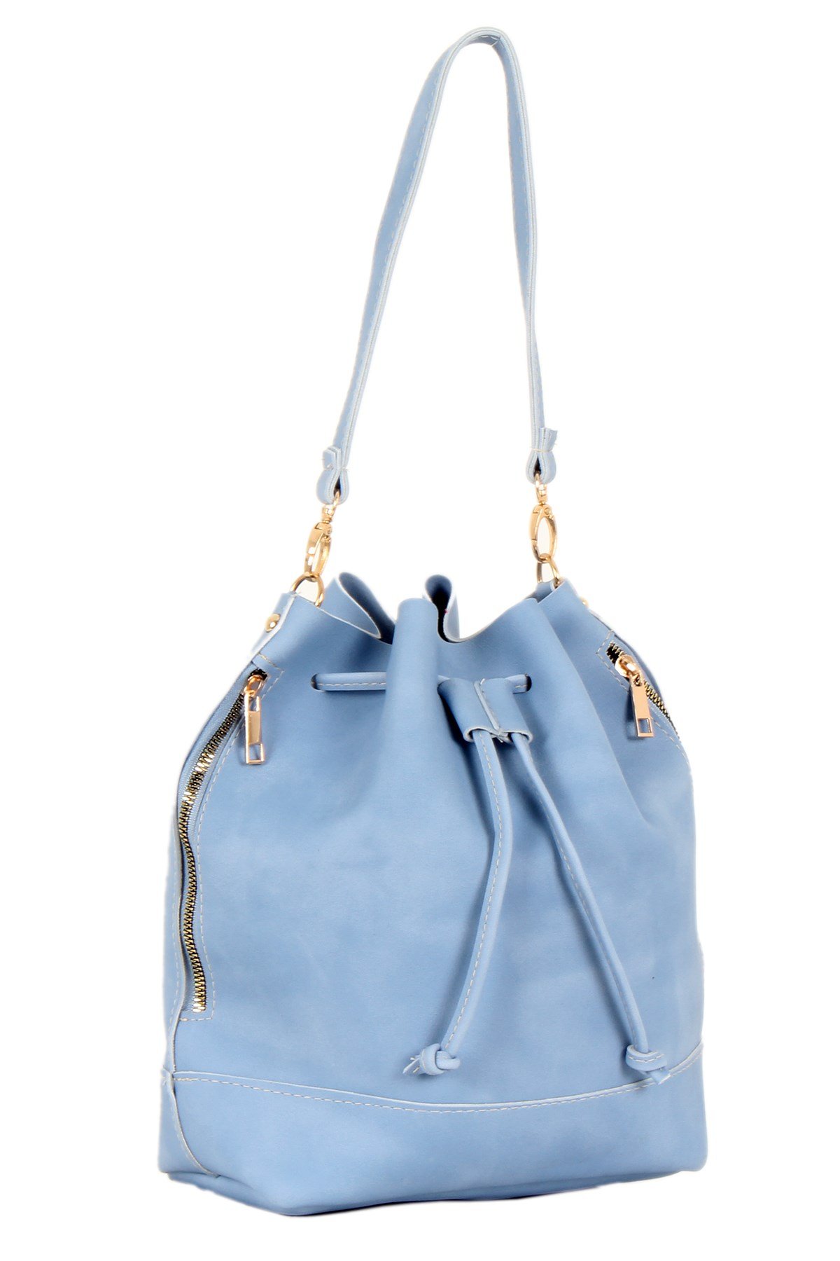 LWE20238-BBK MviLuwweLuwwe Bag'sBebek Mavisi Kadın Kol Çantası LWE20238-BBK Mvi