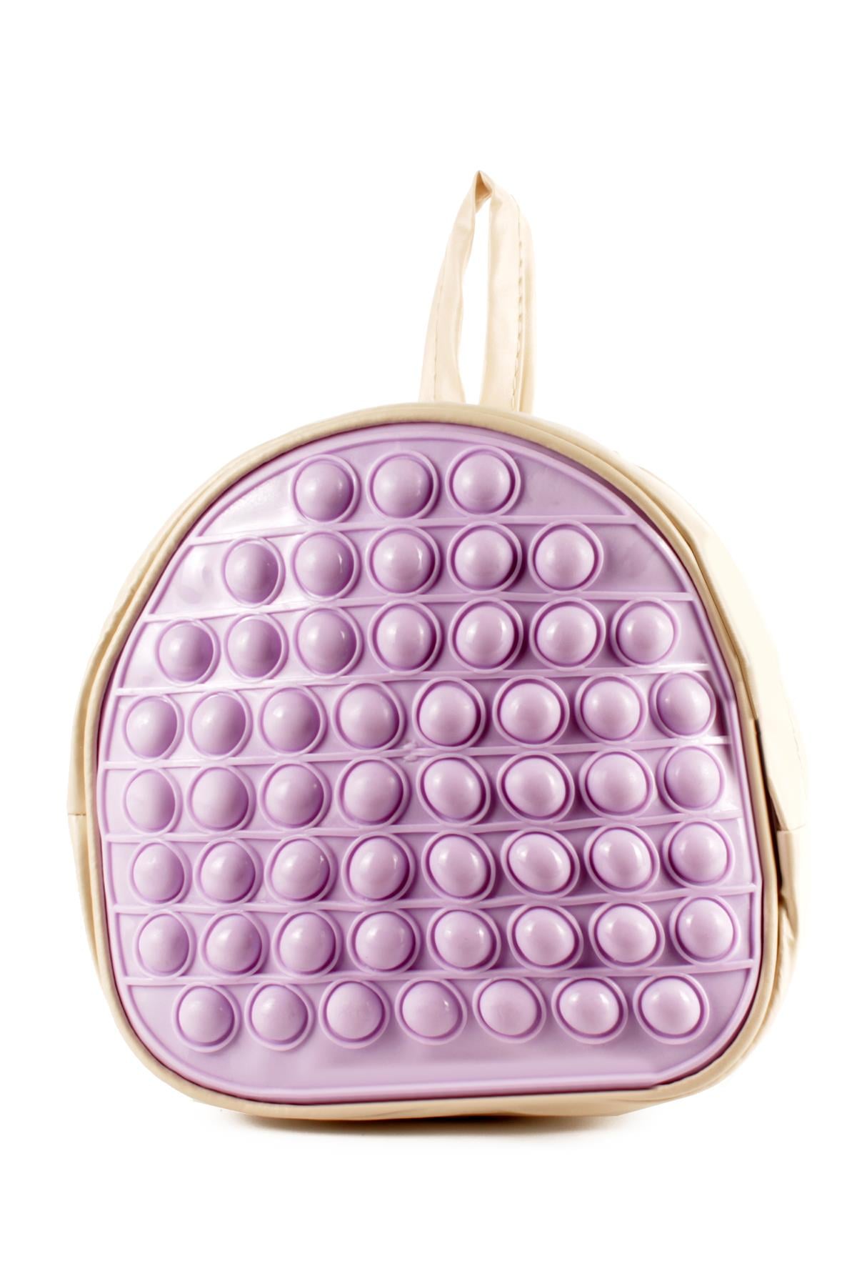LWE60658-KTalhaLuwwe Bag'sÇocuk Pop It Push Bubble Fidget Popit Ayarlanabilir Askılı Anaokulu Sırt Çantası  20x20cm 54 Baloncuklu (60658)