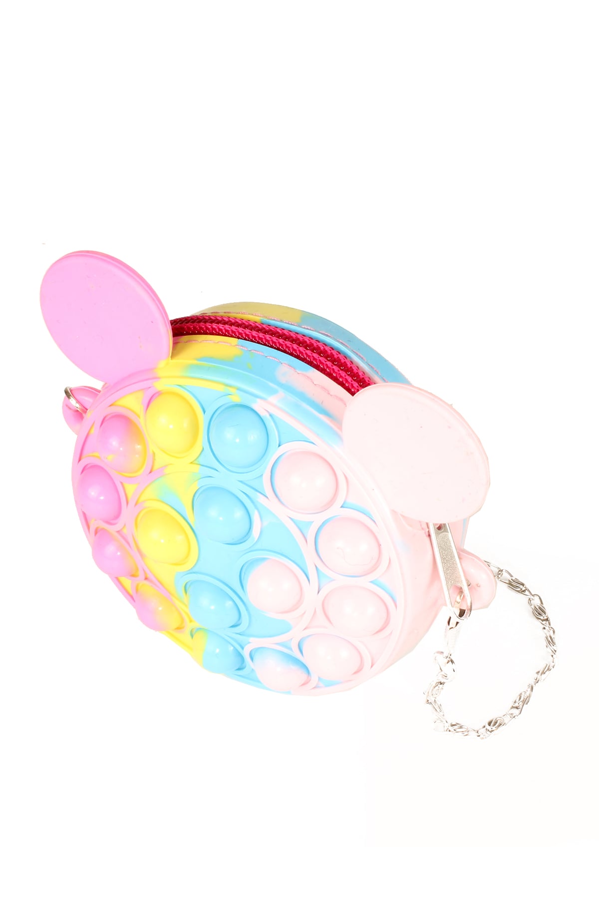 LWE60604-GökİTalhaLuwwe Bag'sÇocuk Pop It Push Bubble Fidget Zincir Askılı Tavşan Kulaklı Mini Çanta-Popit Oyuncak(60604)