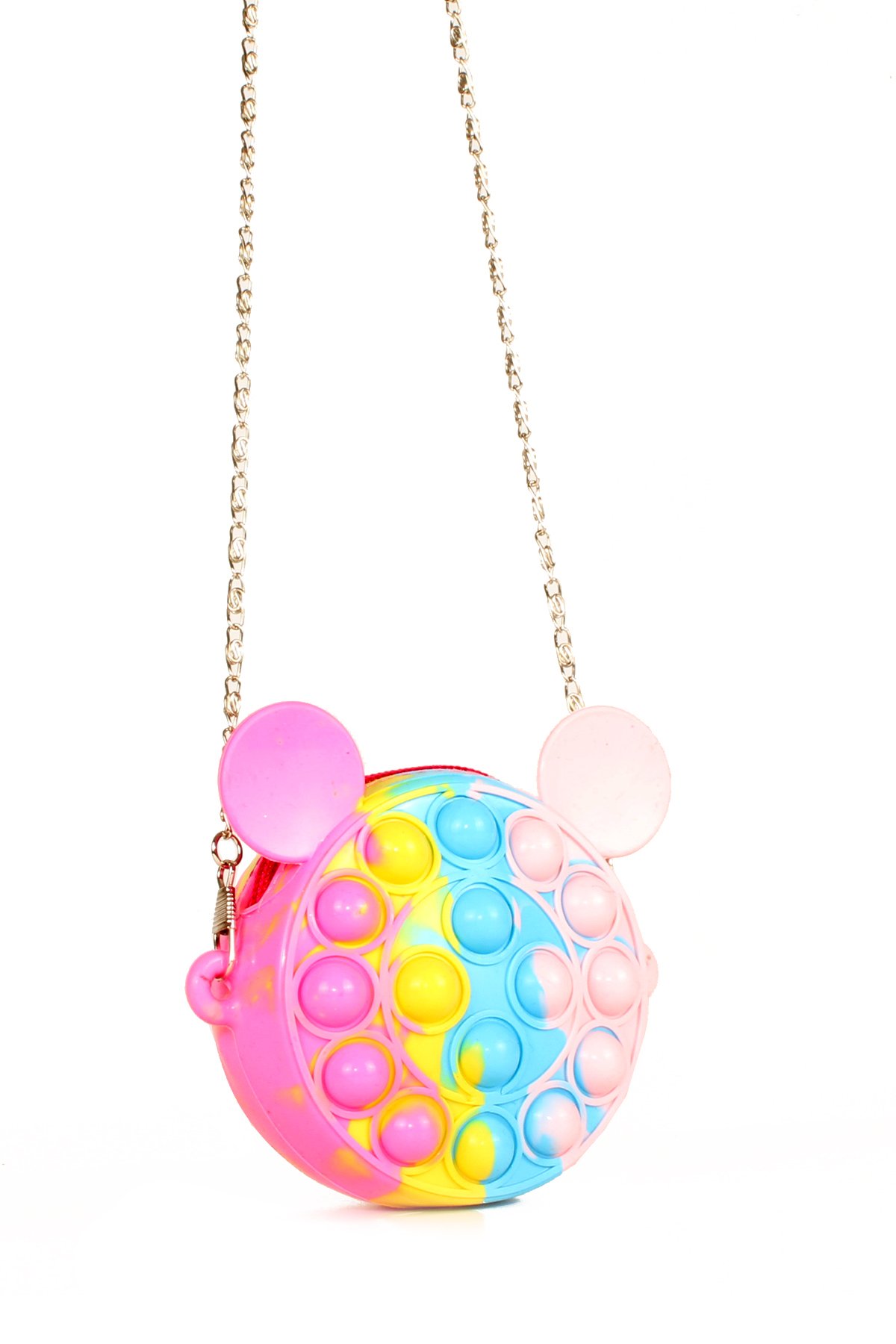 LWE60604-GökİTalhaLuwwe Bag'sÇocuk Pop It Push Bubble Fidget Zincir Askılı Tavşan Kulaklı Mini Çanta-Popit Oyuncak(60604)