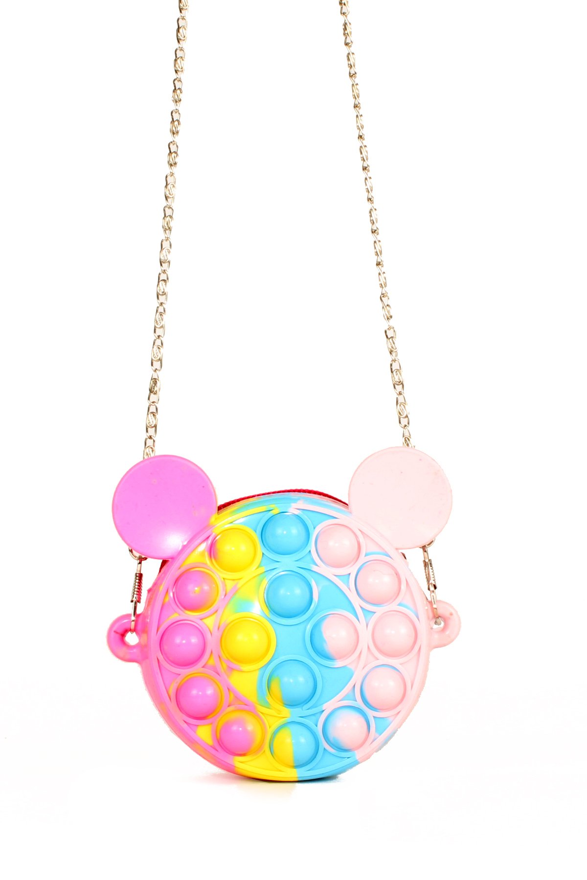 LWE60604-GökİTalhaLuwwe Bag'sÇocuk Pop It Push Bubble Fidget Zincir Askılı Tavşan Kulaklı Mini Çanta-Popit Oyuncak(60604)