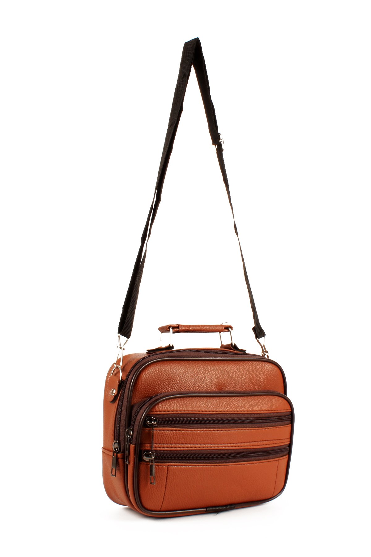 LWE1719-TBTalhaLuwwe Bag'sErkek Üçlü Kasa Destekli Lüx El ve Omuz Çantası Takımı (1719)