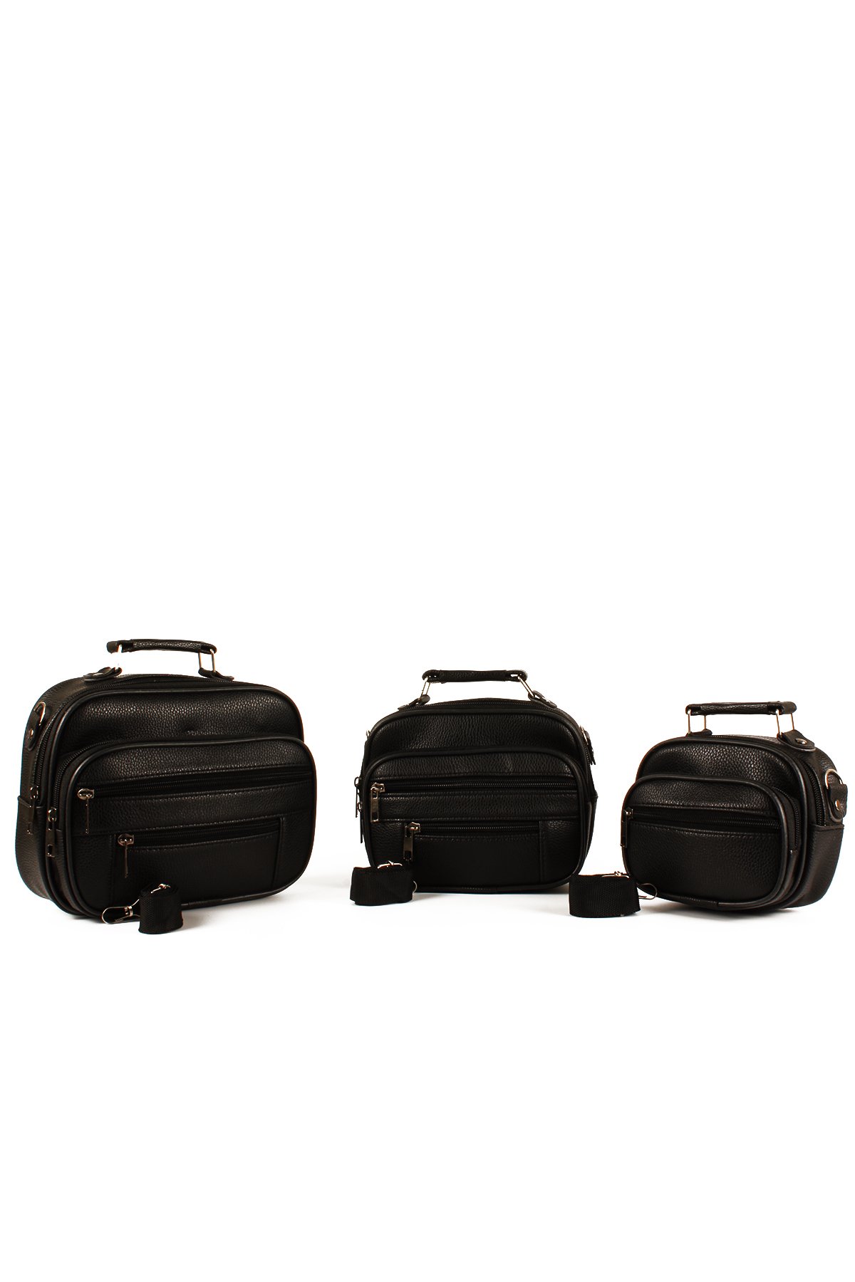 LWE1719-TBTalhaLuwwe Bag'sErkek Üçlü Kasa Destekli Lüx El ve Omuz Çantası Takımı (1719)