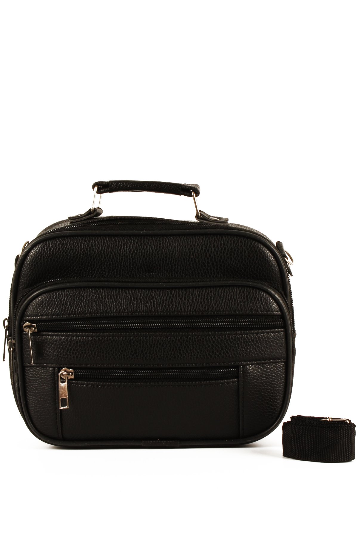 LWE1719-TBTalhaLuwwe Bag'sErkek Üçlü Kasa Destekli Lüx El ve Omuz Çantası Takımı (1719)