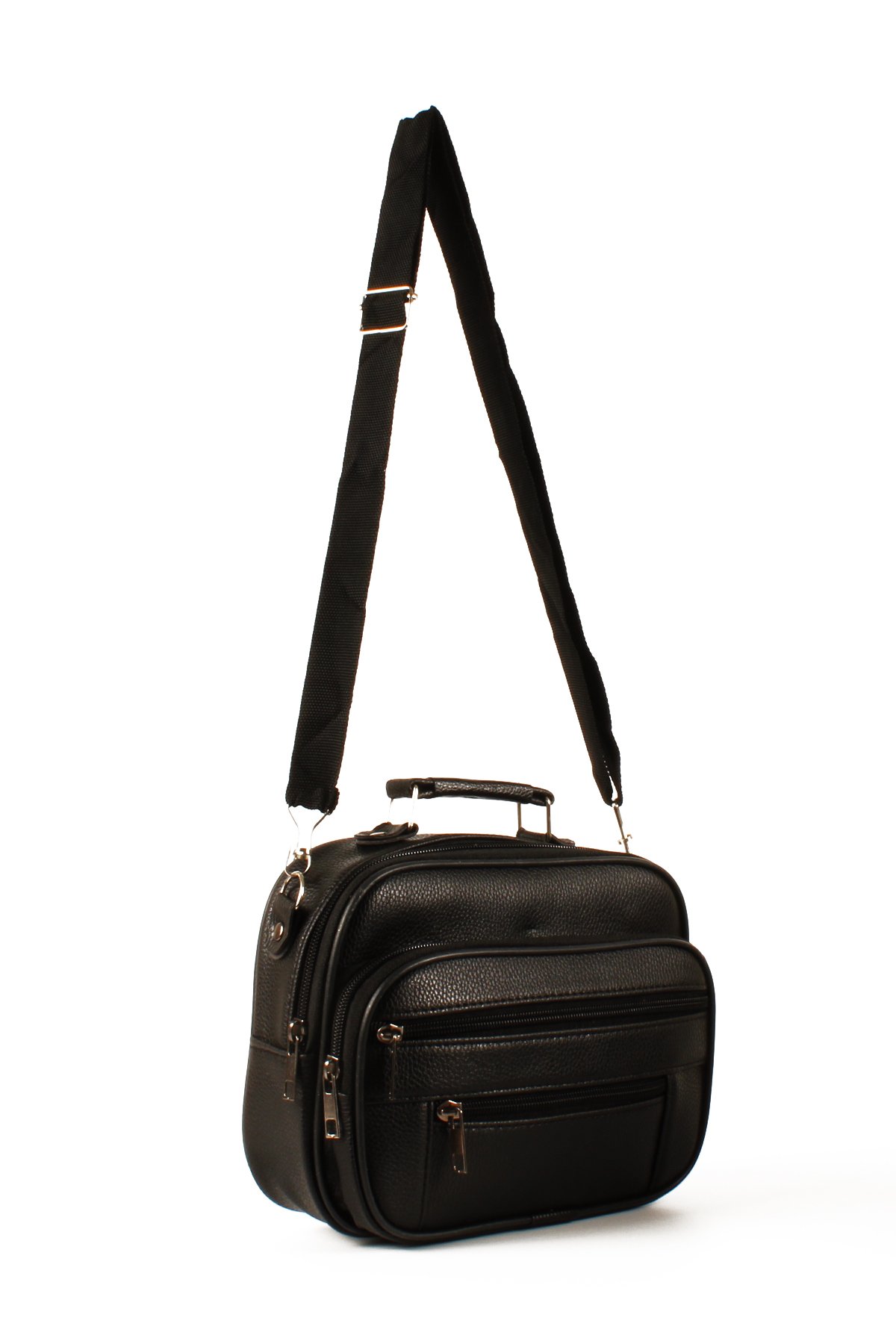 LWE1719-TBTalhaLuwwe Bag'sErkek Üçlü Kasa Destekli Lüx El ve Omuz Çantası Takımı (1719)