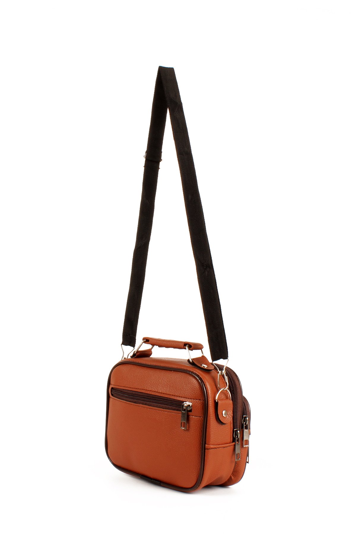 LWE1719-TBTalhaLuwwe Bag'sErkek Üçlü Kasa Destekli Lüx El ve Omuz Çantası Takımı (1719)