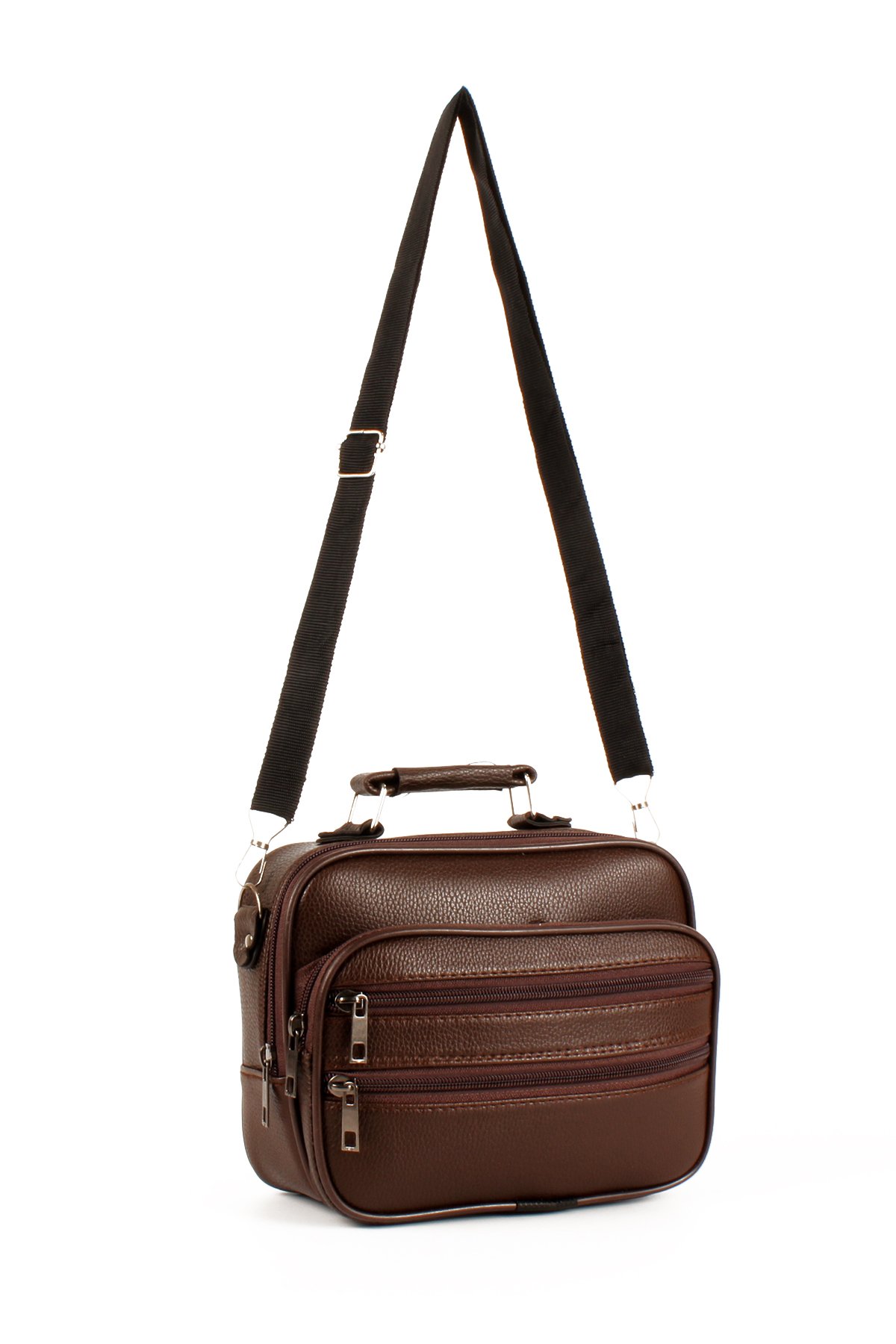 LWE1719-TBTalhaLuwwe Bag'sErkek Üçlü Kasa Destekli Lüx El ve Omuz Çantası Takımı (1719)