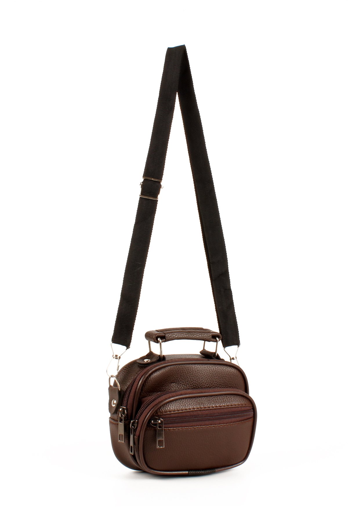 LWE1719-TBTalhaLuwwe Bag'sErkek Üçlü Kasa Destekli Lüx El ve Omuz Çantası Takımı (1719)