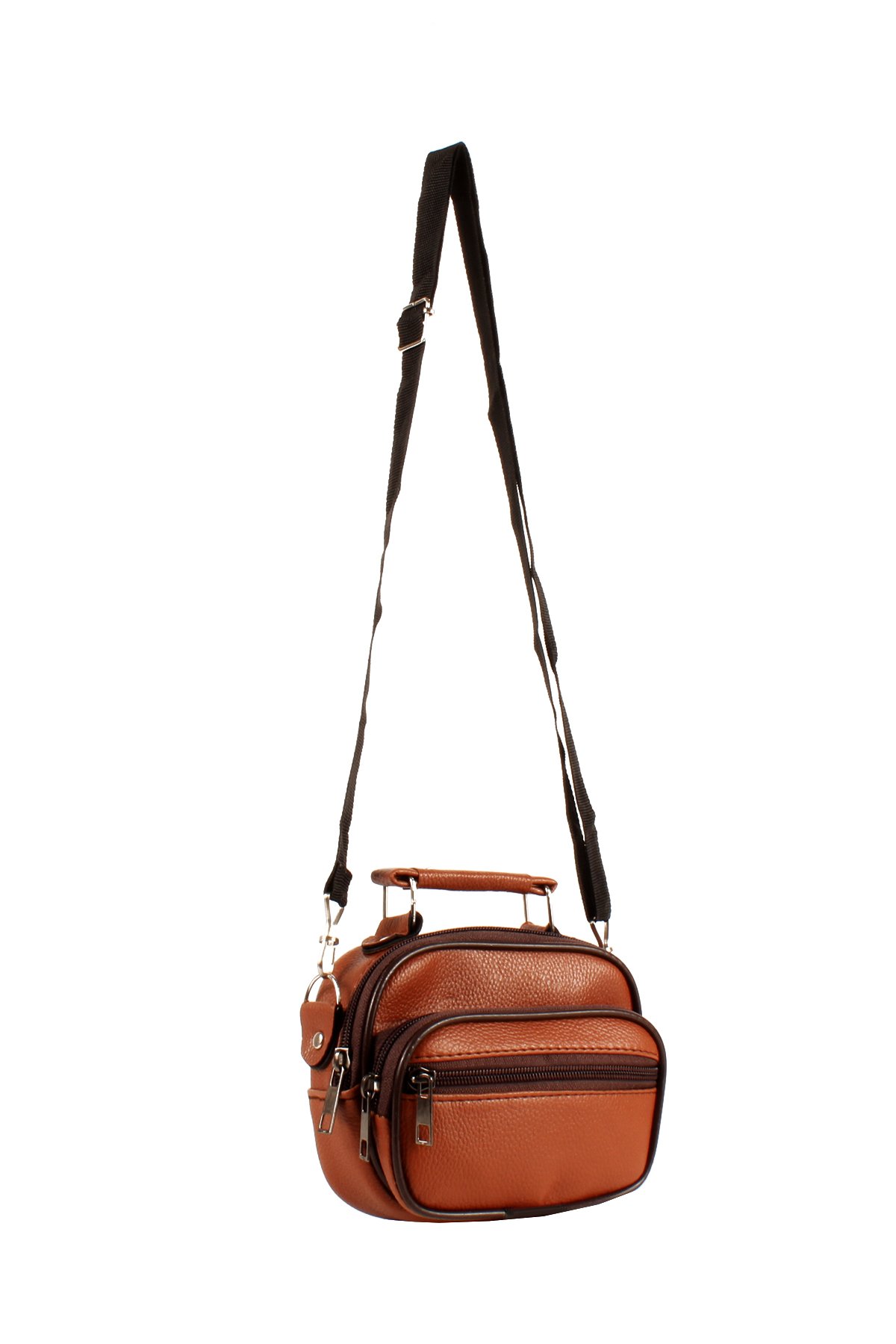 LWE1719-TBTalhaLuwwe Bag'sErkek Üçlü Kasa Destekli Lüx El ve Omuz Çantası Takımı (1719)