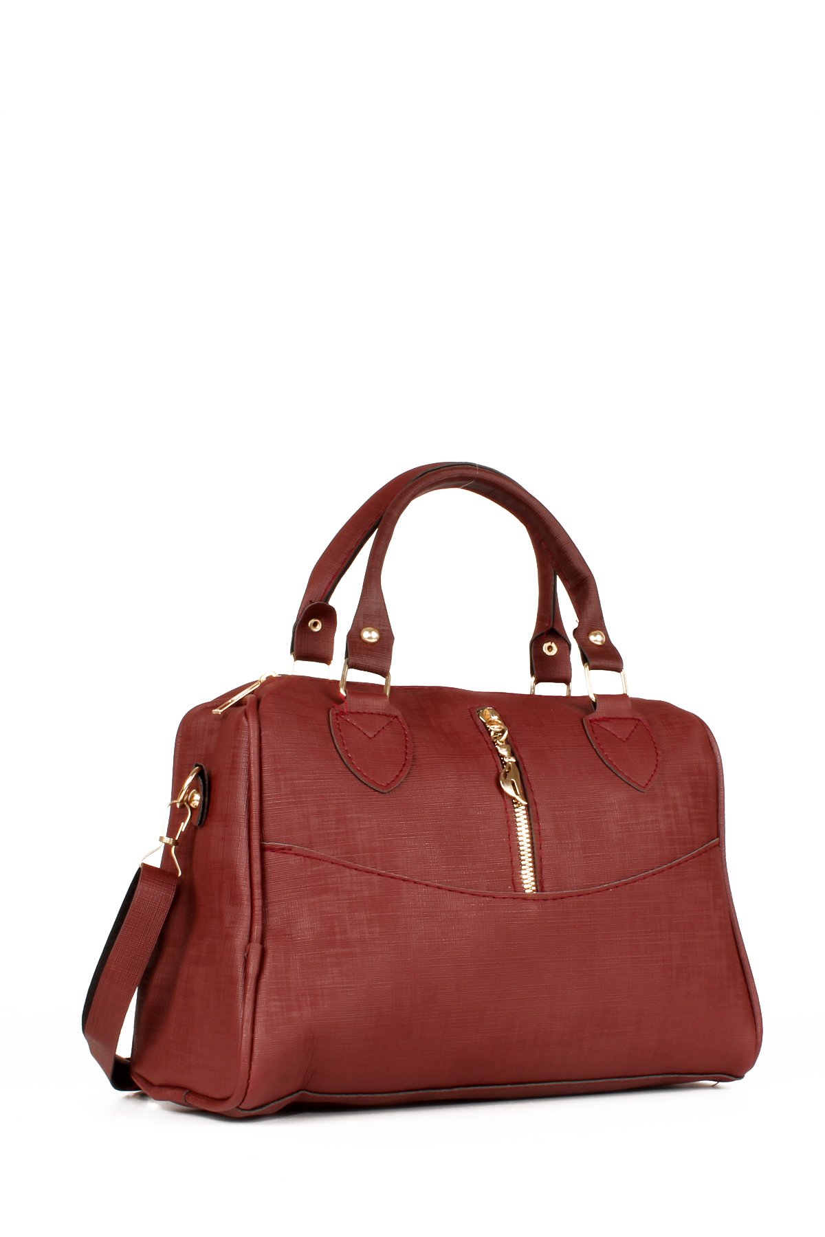 LWE20619-SyhTalhaLuwwe Bag'sKadın Anne Tarz Fermuar Detaylı Omuz ve El Çantası (20619)