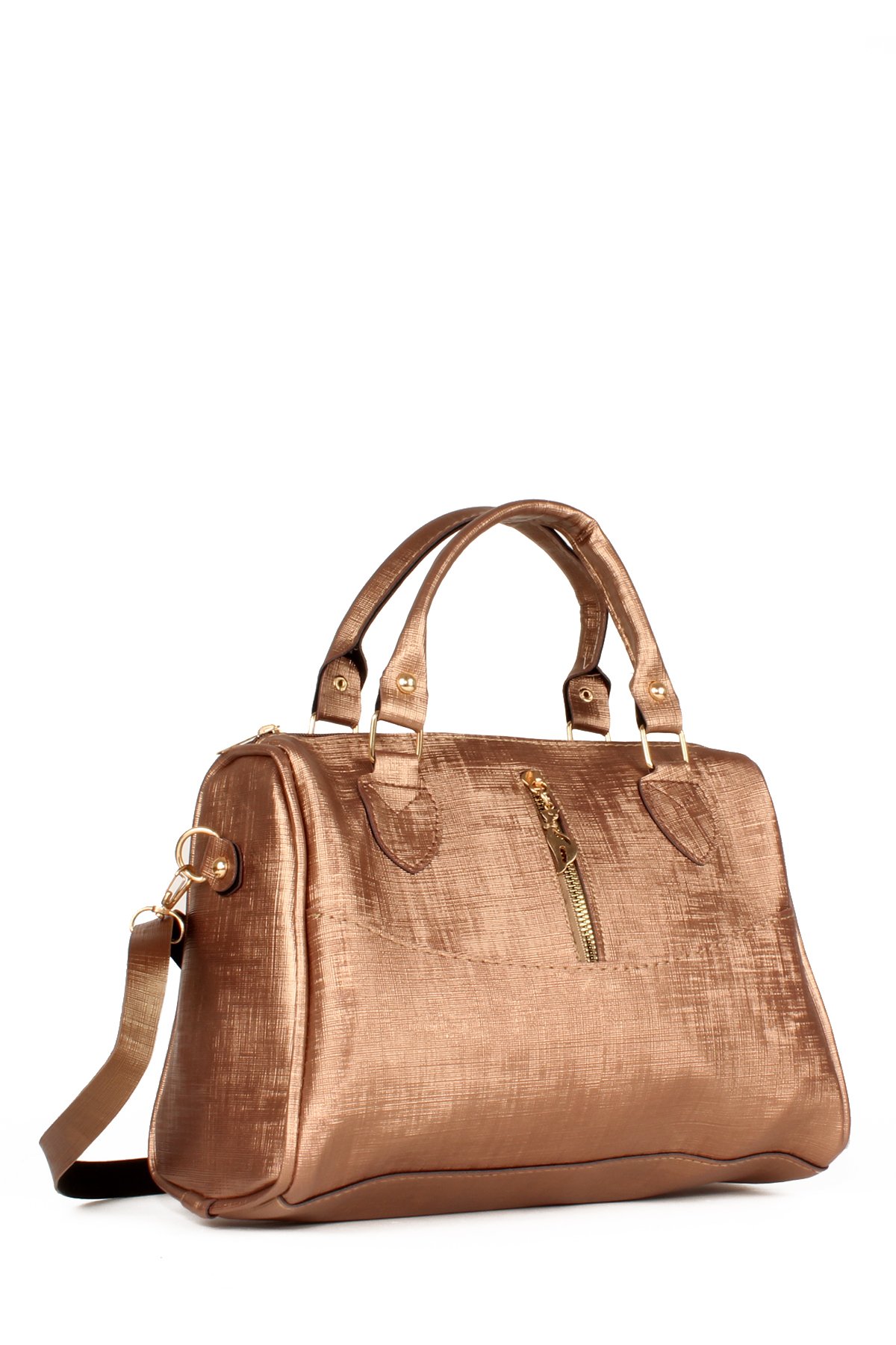 LWE20619-SyhTalhaLuwwe Bag'sKadın Anne Tarz Fermuar Detaylı Omuz ve El Çantası (20619)