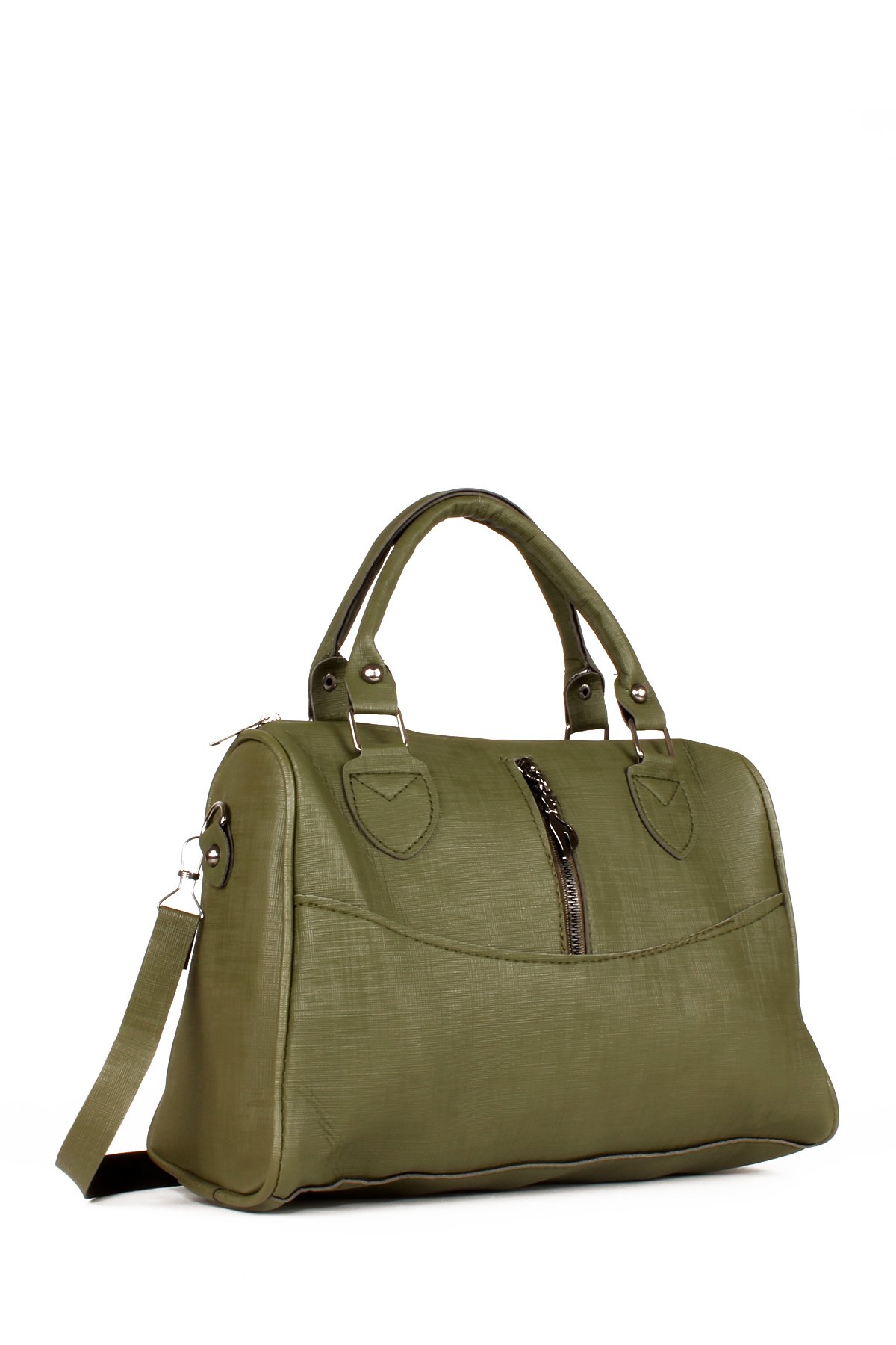 LWE20619-SyhTalhaLuwwe Bag'sKadın Anne Tarz Fermuar Detaylı Omuz ve El Çantası (20619)