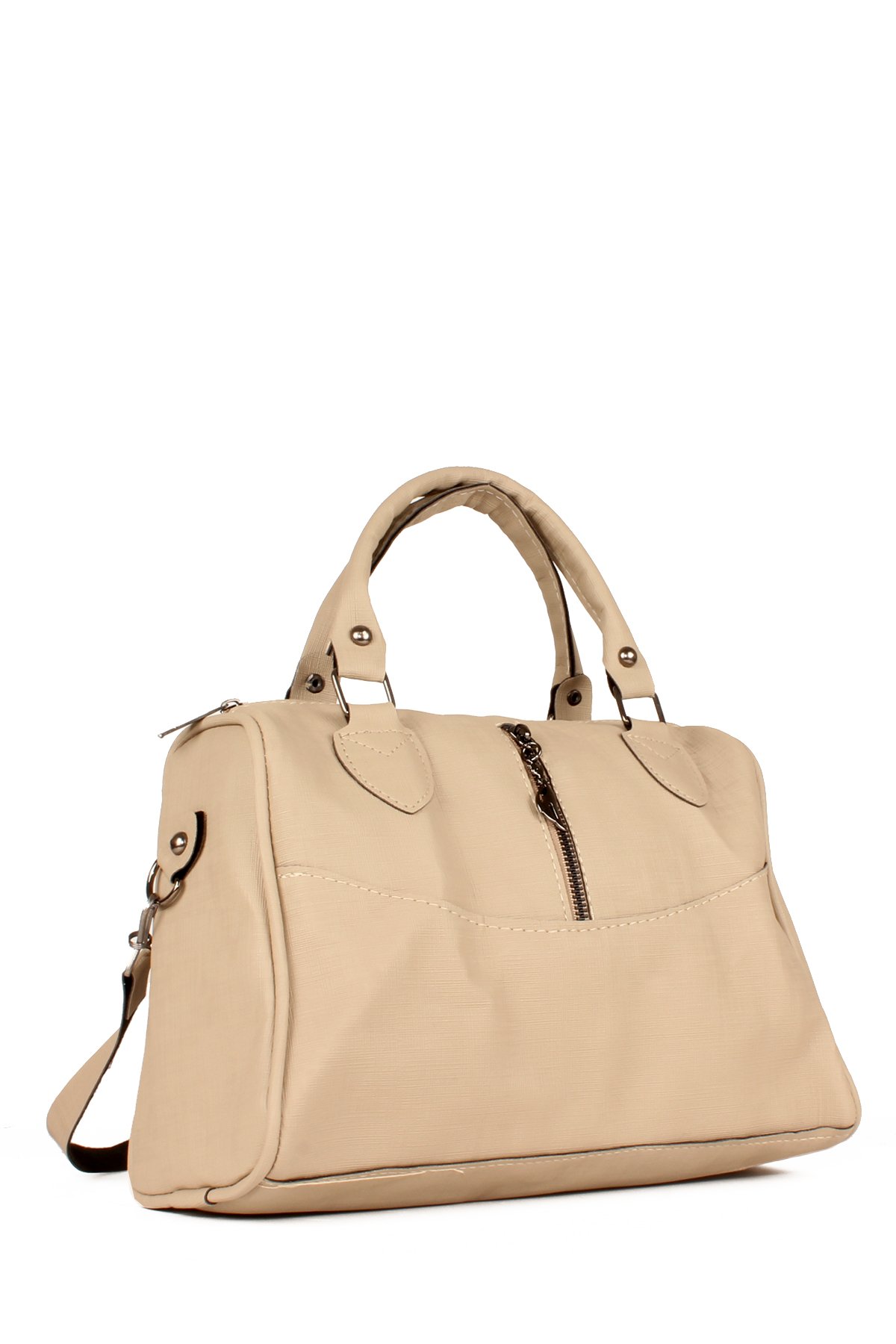 LWE20619-SyhTalhaLuwwe Bag'sKadın Anne Tarz Fermuar Detaylı Omuz ve El Çantası (20619)