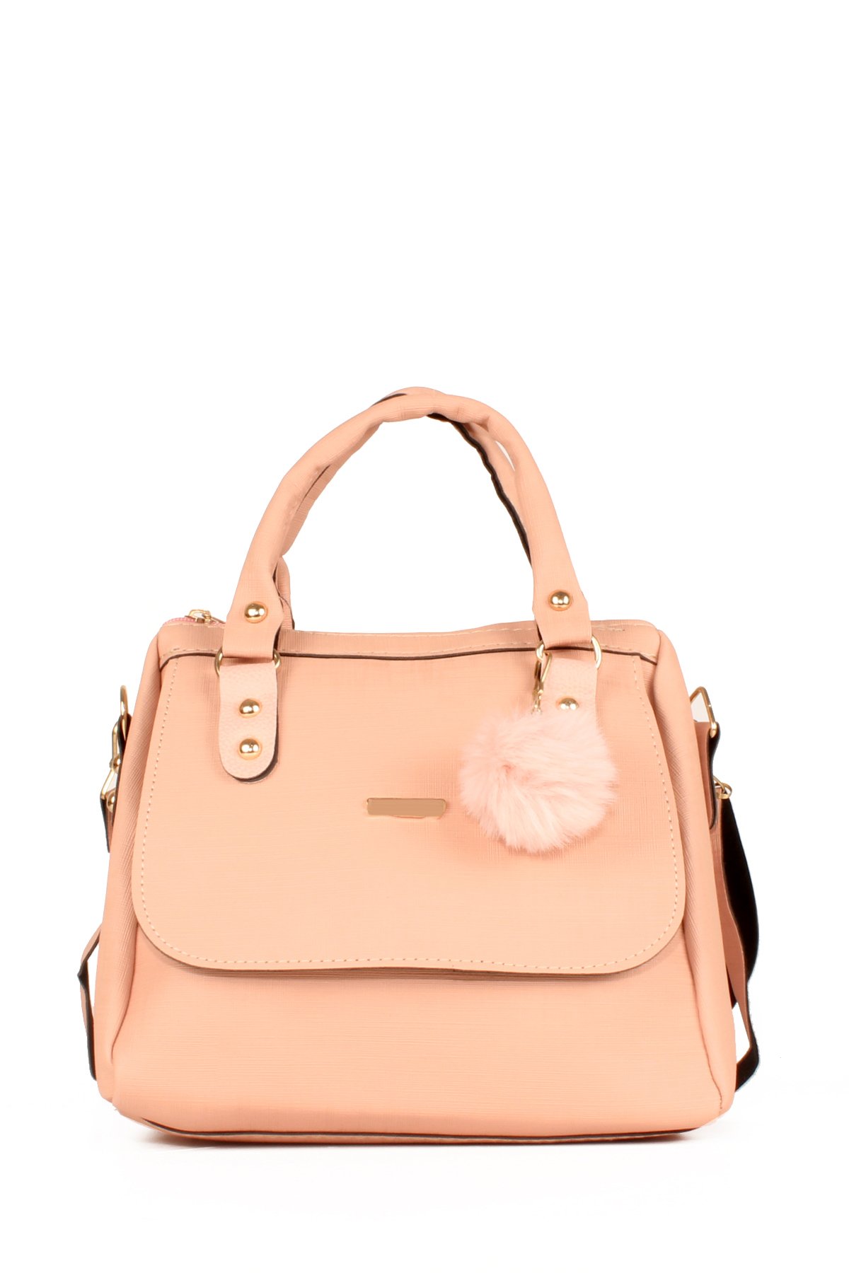 LWE20618-SyhTalhaLuwwe Bag'sKadın Anne Tarz Kapak Detaylı Omuz ve El Çantası (20618)