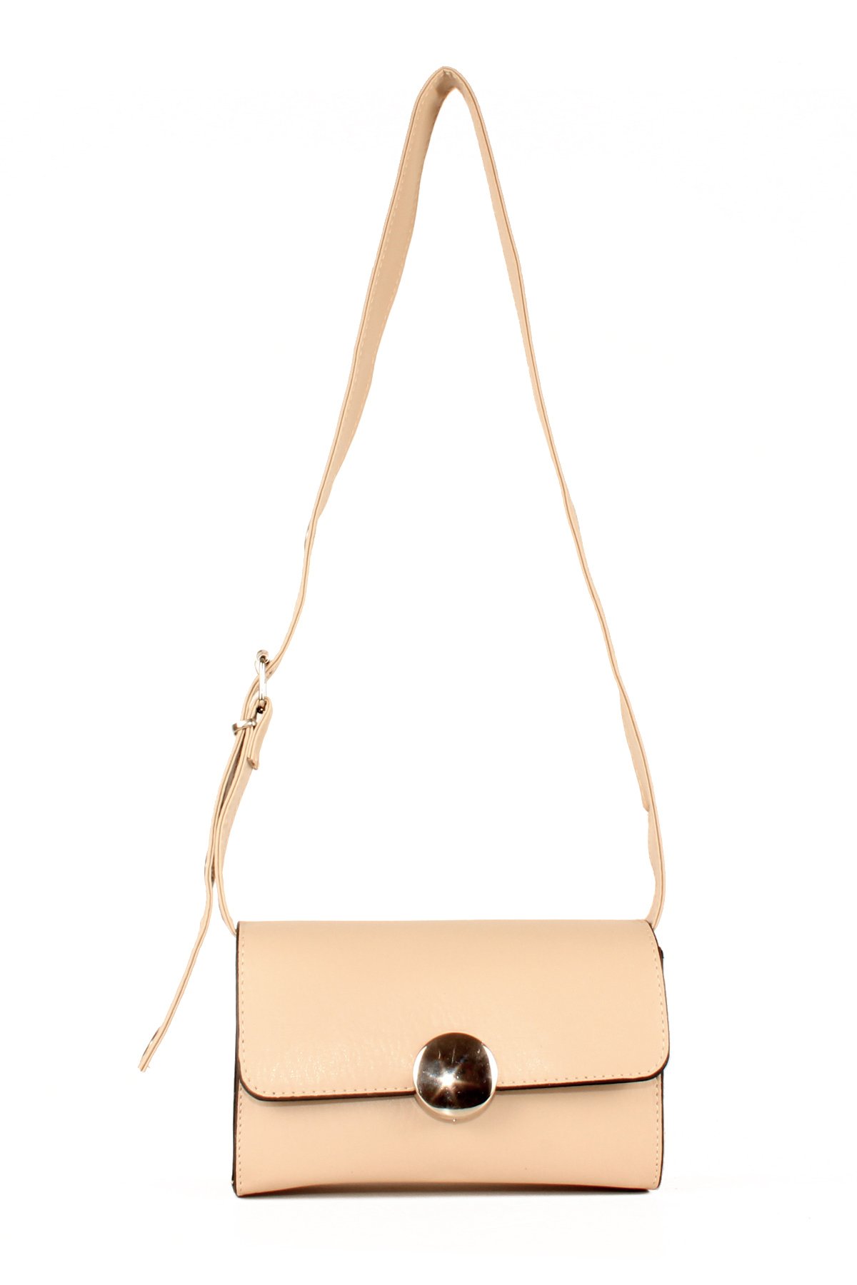 LWE20656-SyhTalhaLuwwe Bag'sKadın Ayarlı Kemer Detaylı Omuz Askılı Tokalı Kapak Omuz Çantası (20656)