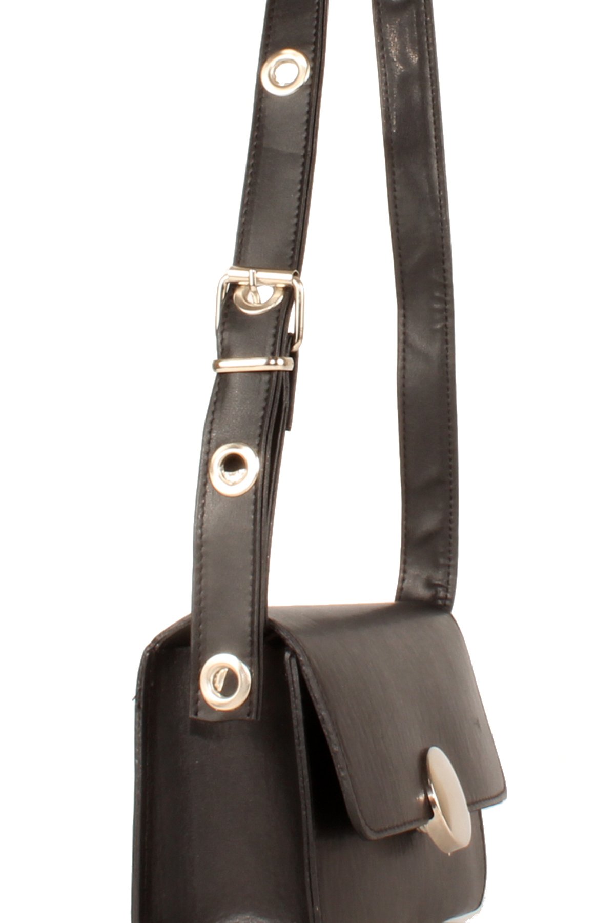 LWE20656-SyhTalhaLuwwe Bag'sKadın Ayarlı Kemer Detaylı Omuz Askılı Tokalı Kapak Omuz Çantası (20656)