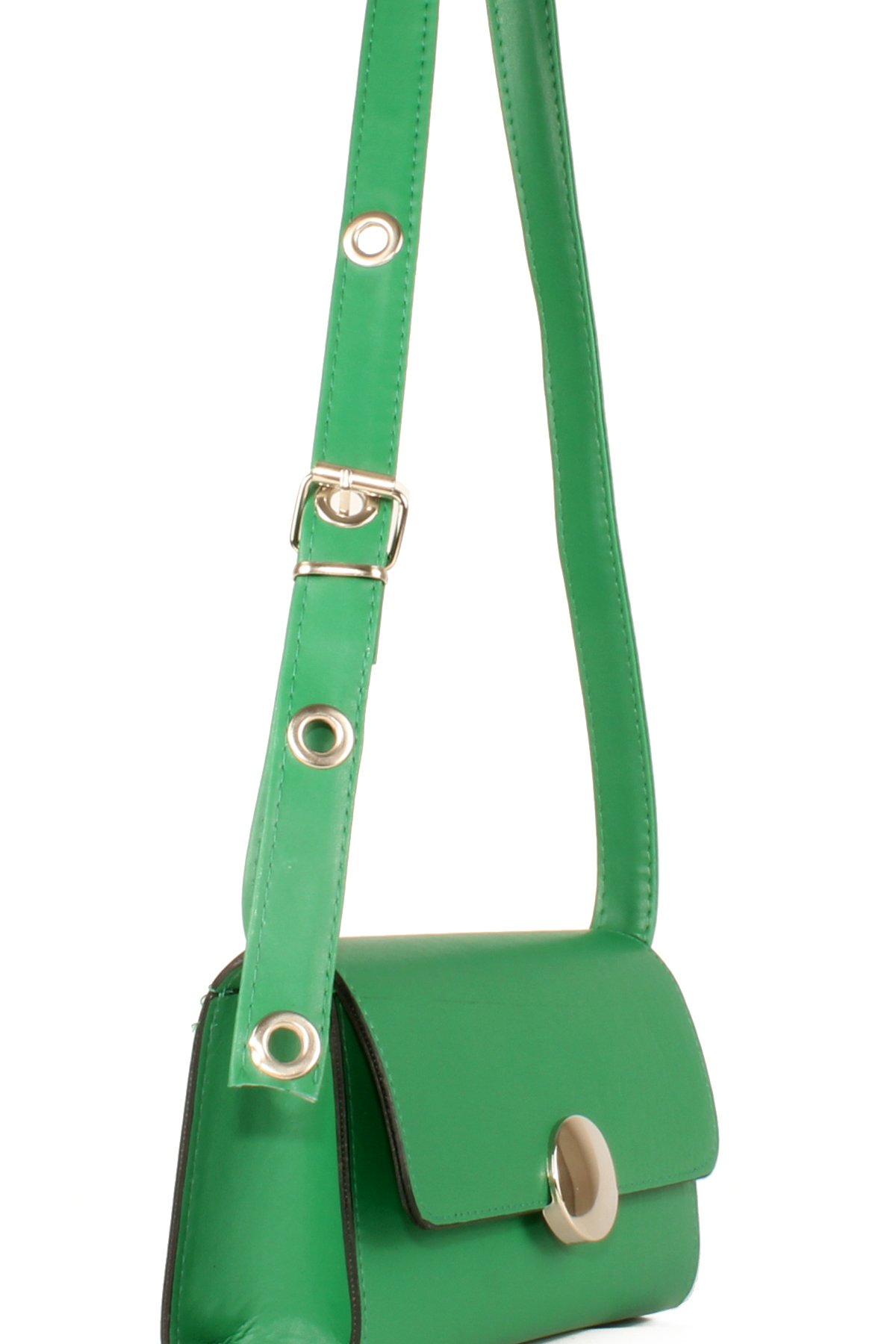 LWE20656-SyhTalhaLuwwe Bag'sKadın Ayarlı Kemer Detaylı Omuz Askılı Tokalı Kapak Omuz Çantası (20656)