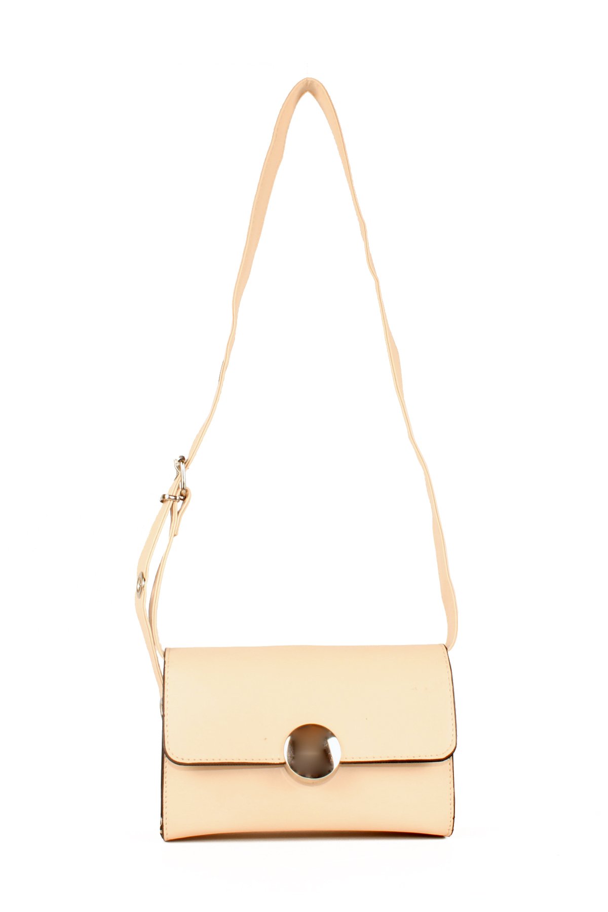 LWE20656-SyhTalhaLuwwe Bag'sKadın Ayarlı Kemer Detaylı Omuz Askılı Tokalı Kapak Omuz Çantası (20656)