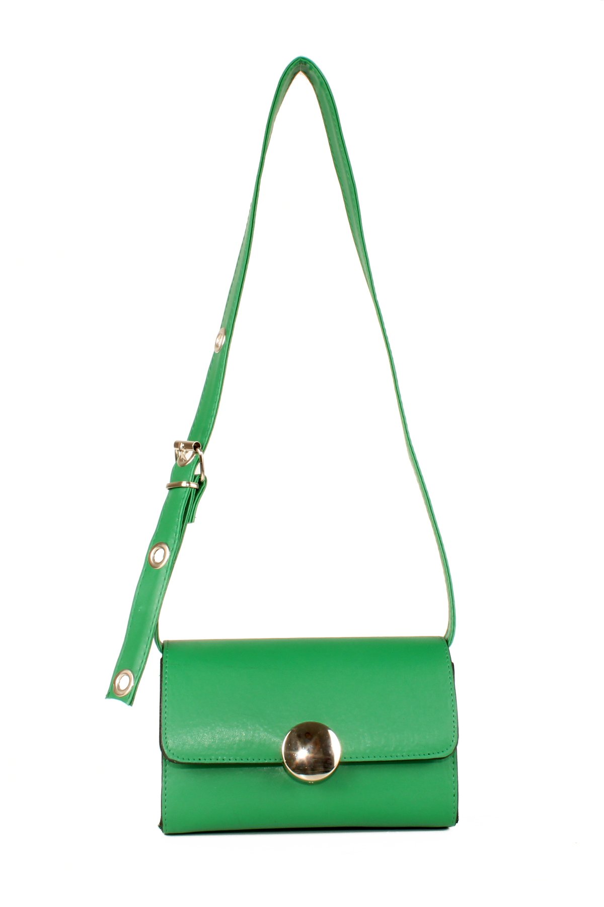 LWE20656-SyhTalhaLuwwe Bag'sKadın Ayarlı Kemer Detaylı Omuz Askılı Tokalı Kapak Omuz Çantası (20656)