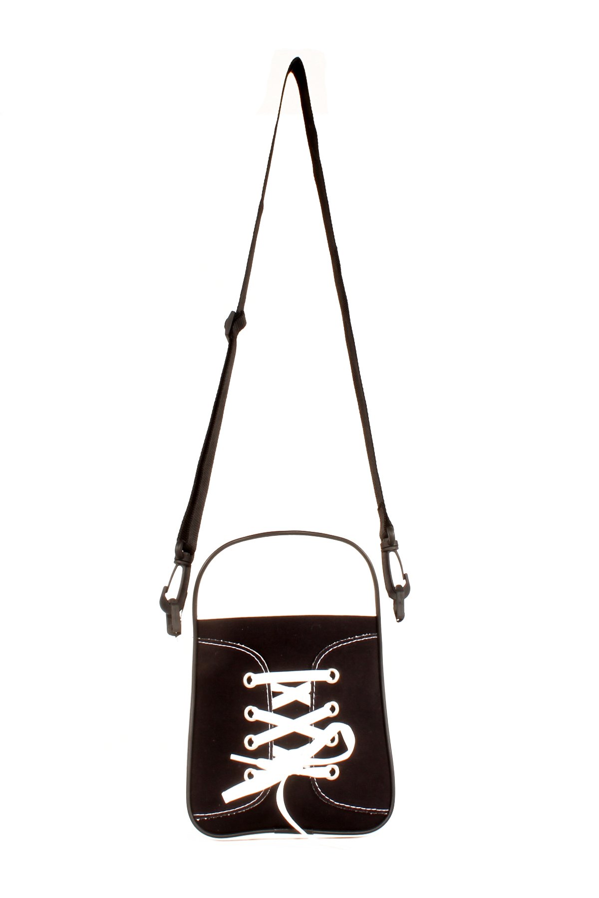 LWE20628-SyhTalhaLuwwe Bag'sKadın Bağcık Detaylı Converse Tarz Ayakkabı Model Çapraz ve Omuz Çanta (20628)